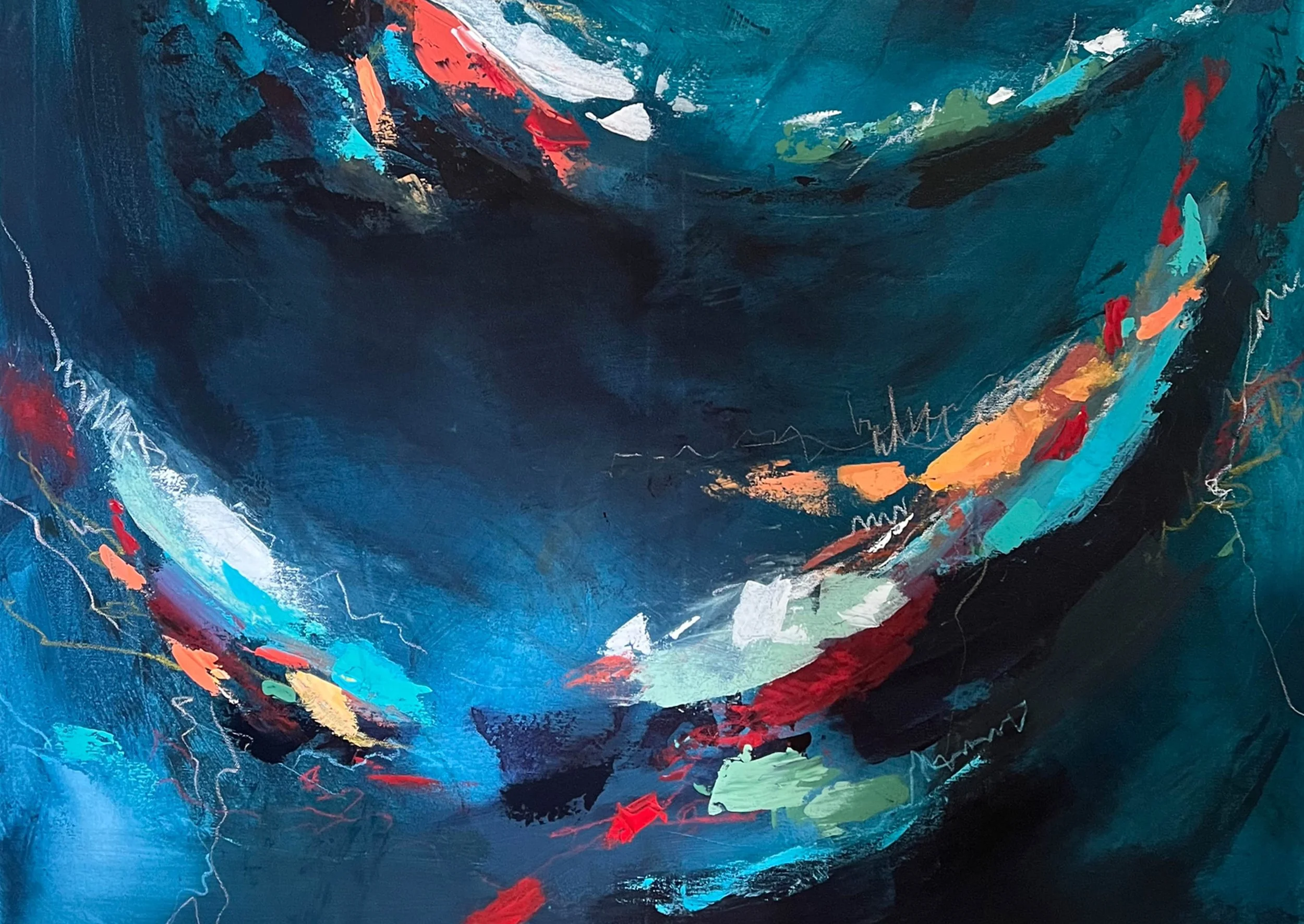 happenings under the surface colorful
