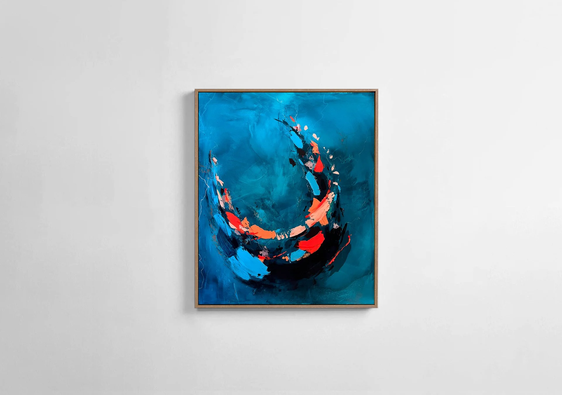 impulse contrast orange over blue ocean contrast