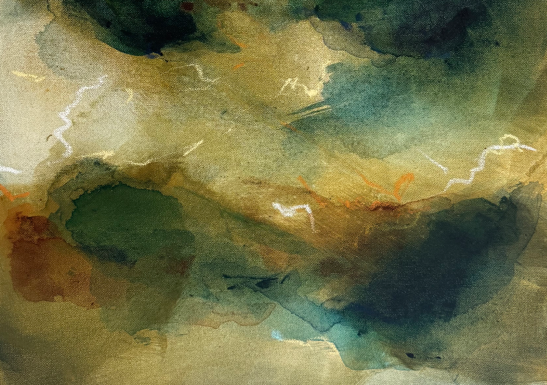 in between light passing through nature abstraction