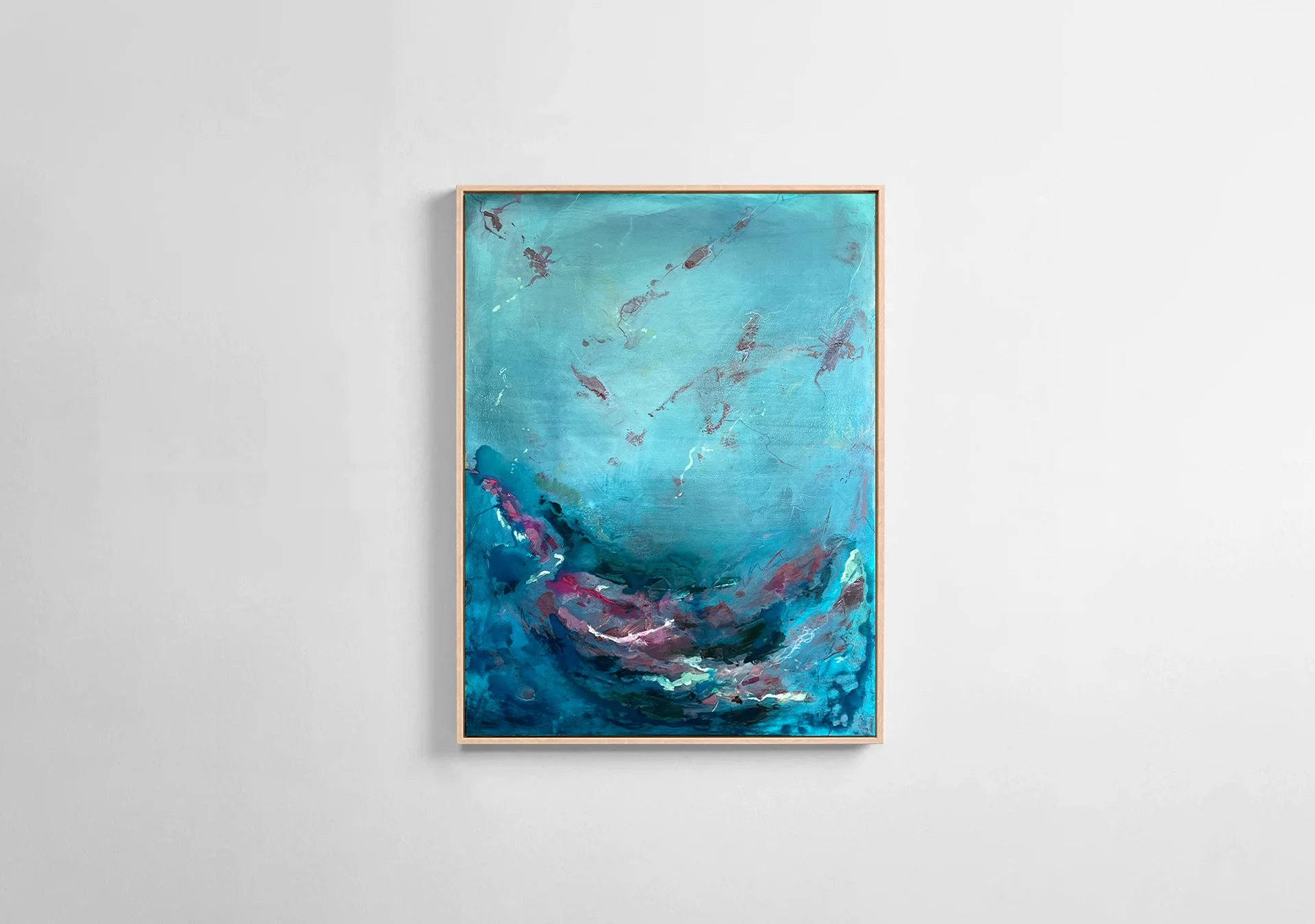 swimm inn light blue oak frame