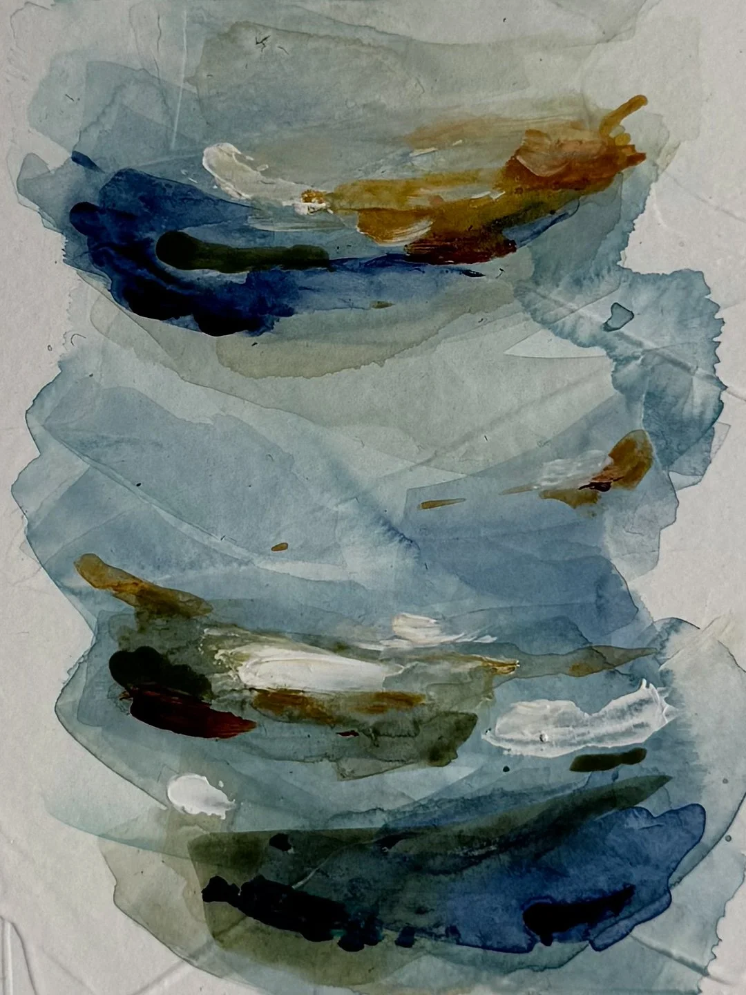 Acrylic and plaster on paper gift