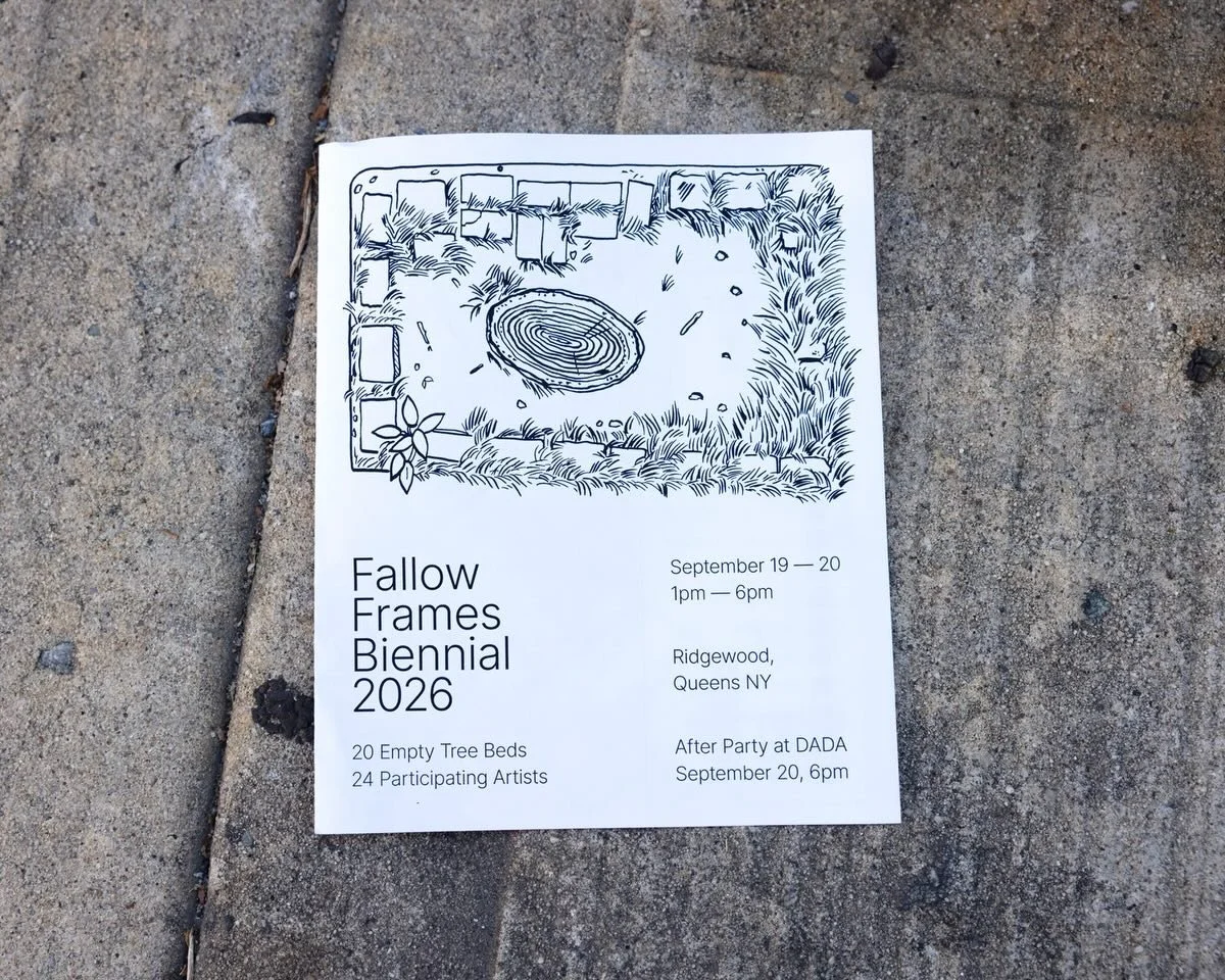 Maps are in! Link in bio. Or scan the QR code in the right bottom corner. Also we will have physical maps available throughout the neighborhood .

Saturday Map station hosted by @myrtlebidridgewood at Herman Hochberg Plaza.

2026 Artists:  
Wyatt Ber