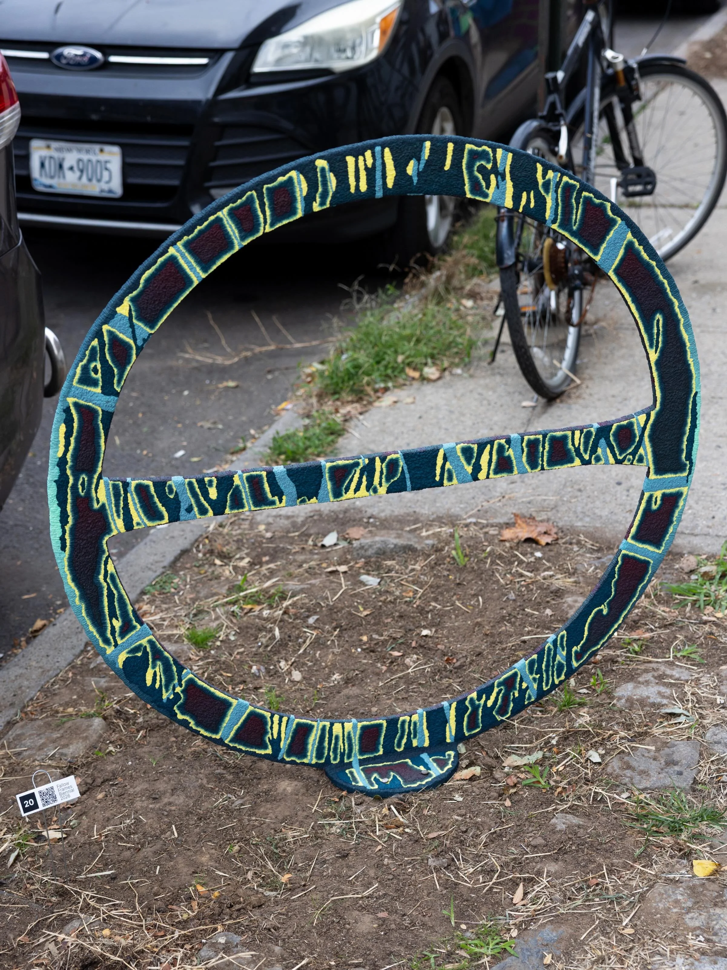 Tree Bed 20 @orli_s_art 
@fallowframesbiennial 2026

Mud Puddling
In making this sculpture, Orli began to draw connections between seemingly disparate things they were thinking about, observing, and experiencing. The shape of New York City&rsquo;s ci
