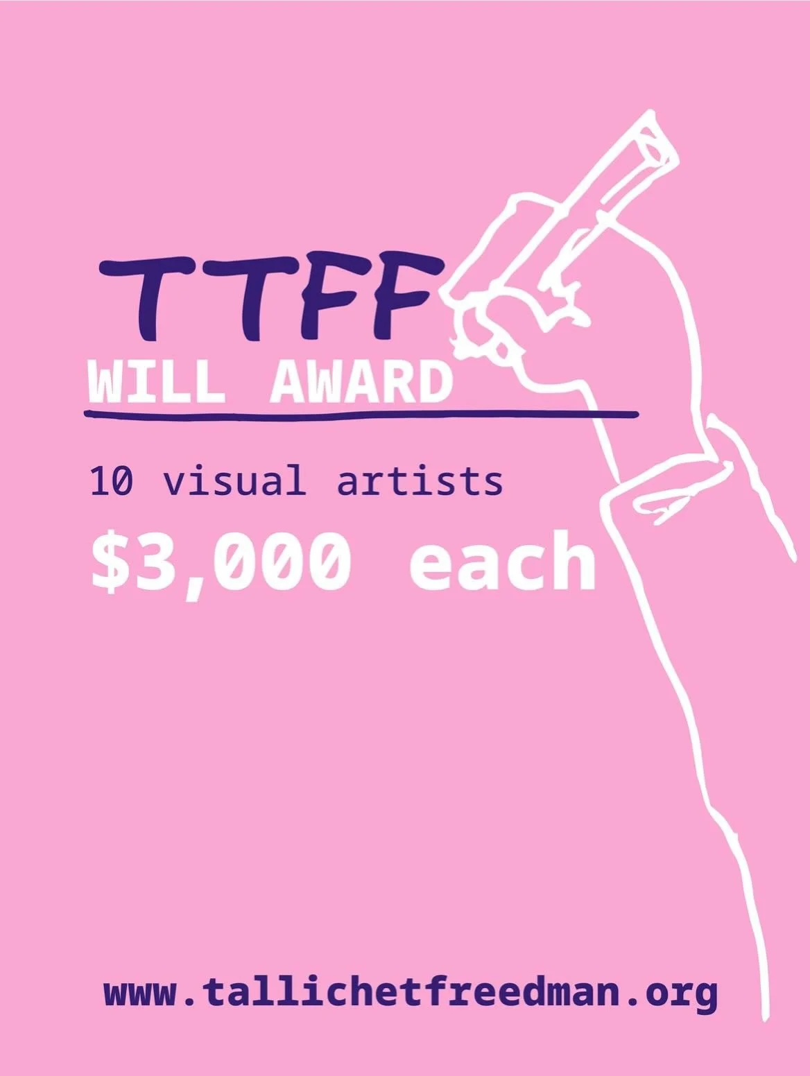 A big thank you to the Tallichet Freedman Foundation (TTFF) @ttff.nyc for serving as the fiscal sponsor of the 2026 Fallow Frames Biennial and for their continued commitment to supporting artists in our community!

We also want to spread the word tha