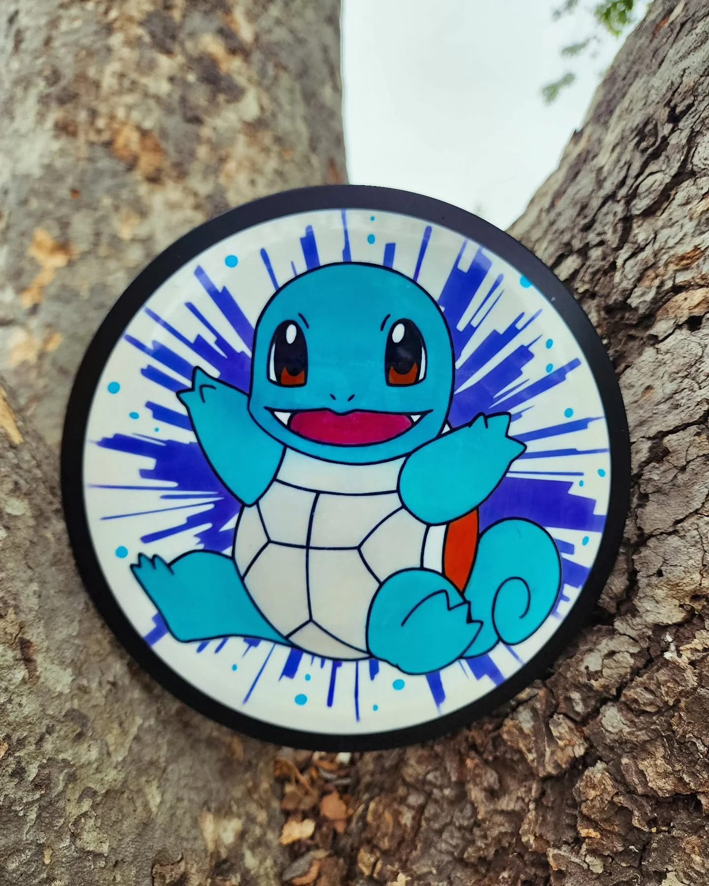 Am I not squirtley enough for the squirtle club? 

#mvp #trail #squirtle #discgolfart #dyediscs #discgolf #discgolfdyes #stencildye #dyersguild #discgolfdyers #dyeddiscsflybetter #illjustleavethishere #lofidyes