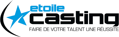 Logo d'Étoile Casting avec une étoile et le texte 'Étoile Casting FAIRe DE VOTRE TALENT UNE RÉUSSITE'.