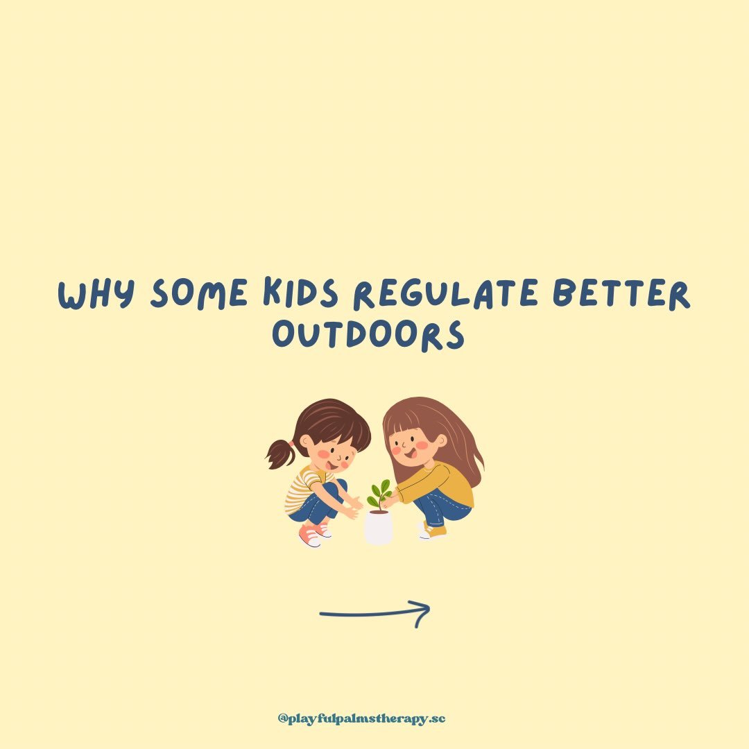 Outdoor spaces naturally remove a lot of the sensory stressors that indoor environments can&rsquo;t avoid. Natural rhythms like wind, light, and sound give the nervous system something steady to settle into. There is less performance pressure outside