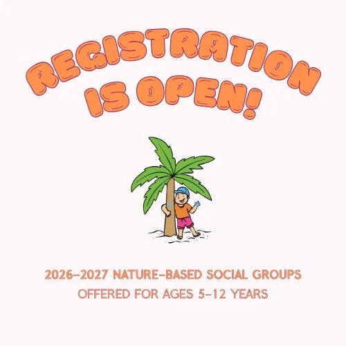 Registration is officially open for our nature-based social groups! 🌿

We are so excited to welcome new families into our school year program happening within Mount Pleasant and James Island. These groups are all about connection, real skill buildin