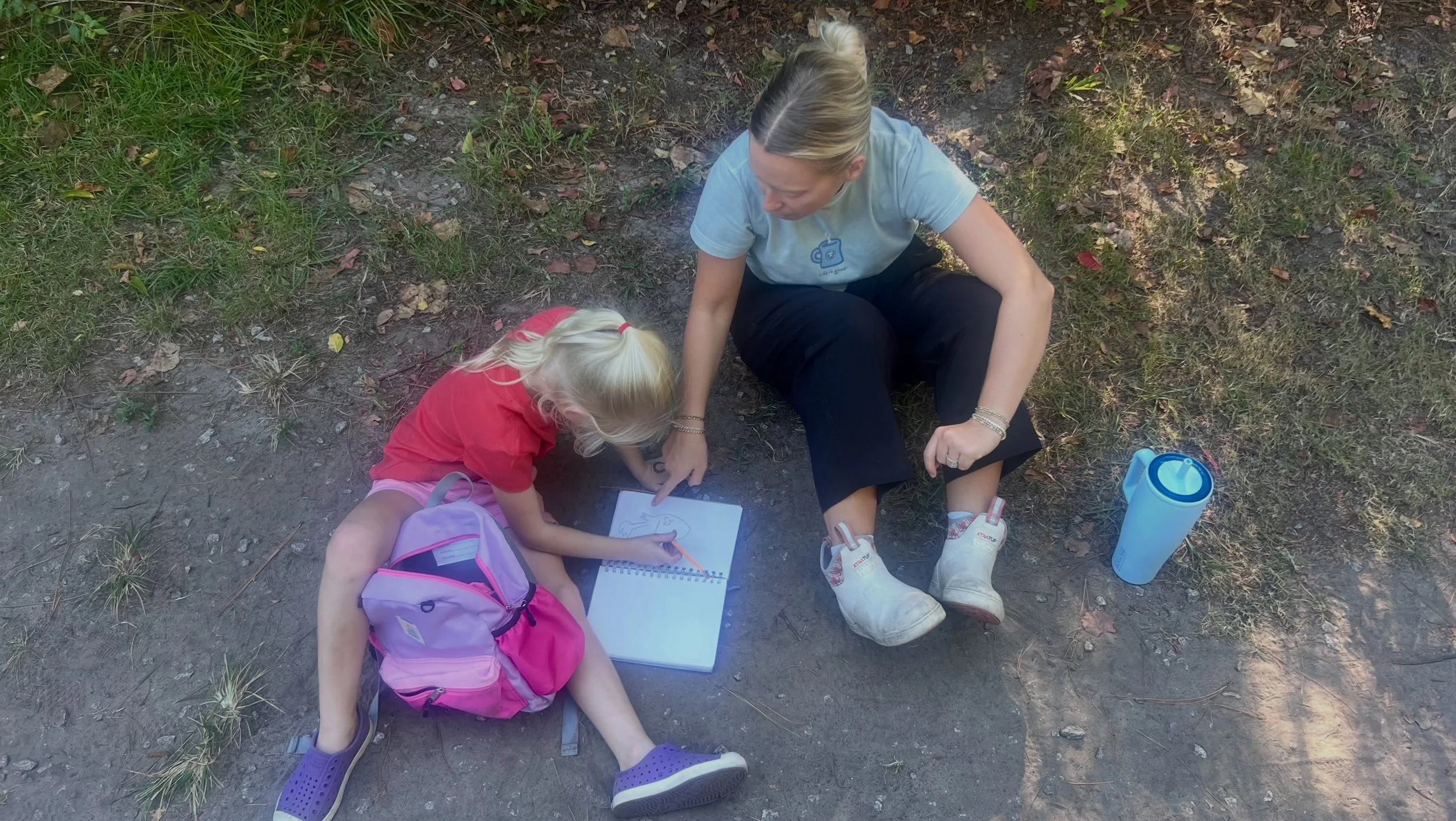 A bird walk turned into handwriting practice 🐦 She spotted birds, then wrote down every one she saw and drew a picture to go with it.

When writing is about something she loves, the hard parts (letter formation, spacing, staying on the line) get a l