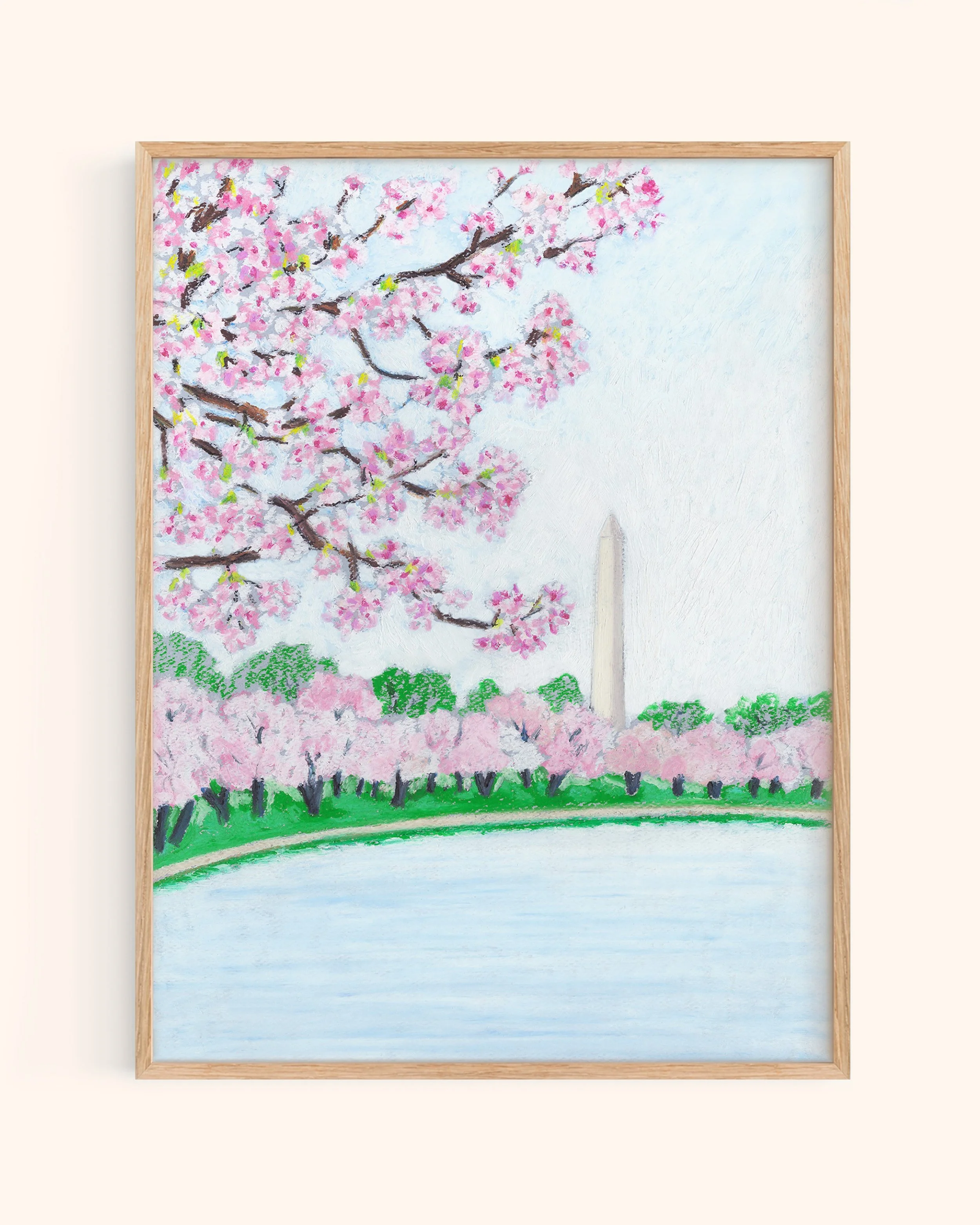 Washington Monument Beyond the Cherry Blossoms