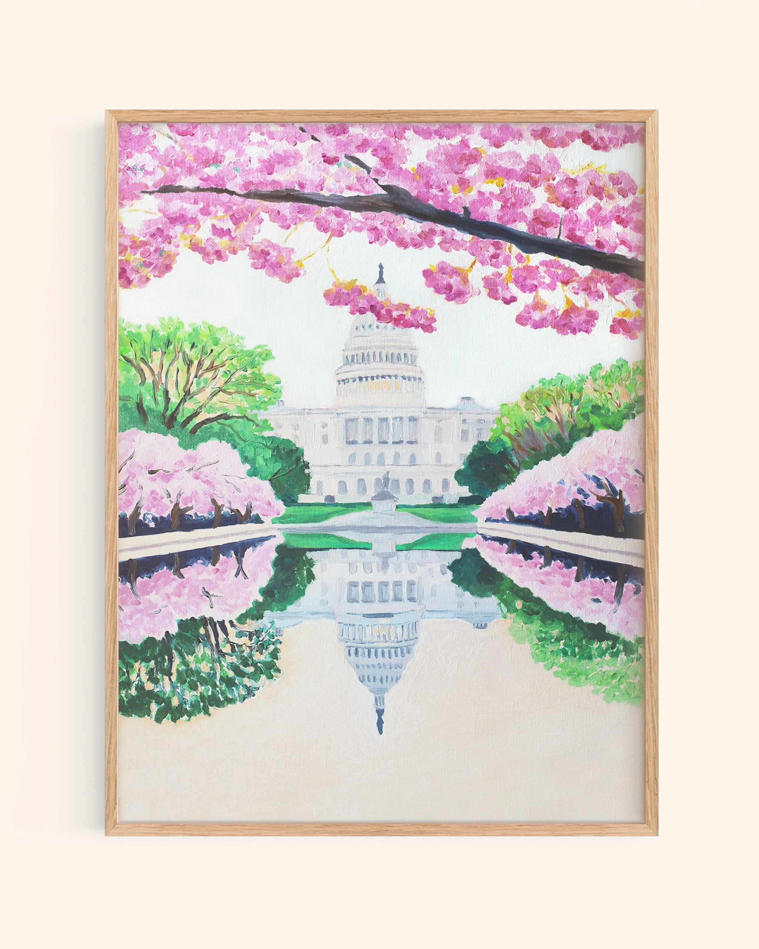 Cherry Blossoms at the U.S. Capitol Building