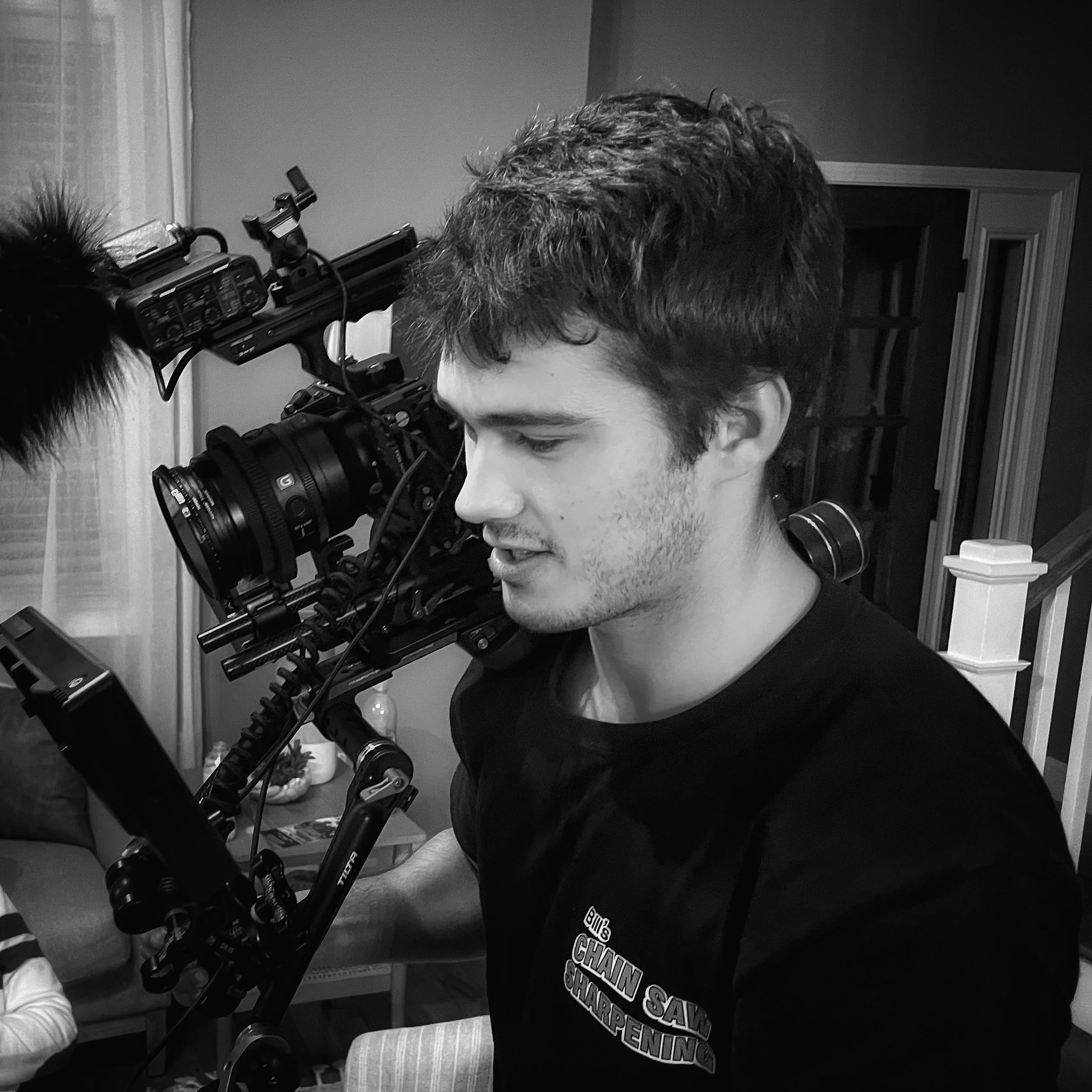 Michael Pierre Decoufle with Camera