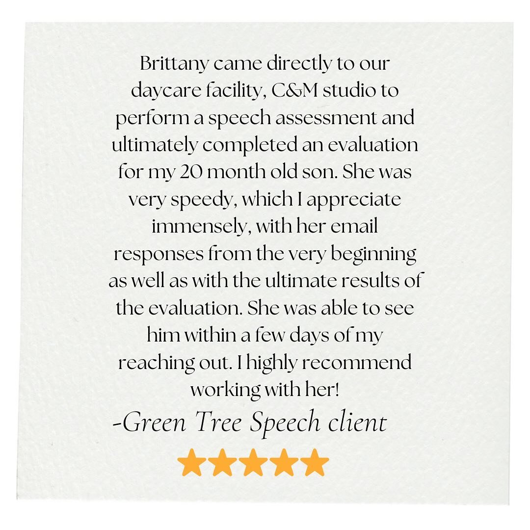 If you have concerns about your child&rsquo;s speech or language skills, reach out! We make the entire process easy for parents and put your mind at ease.😊
