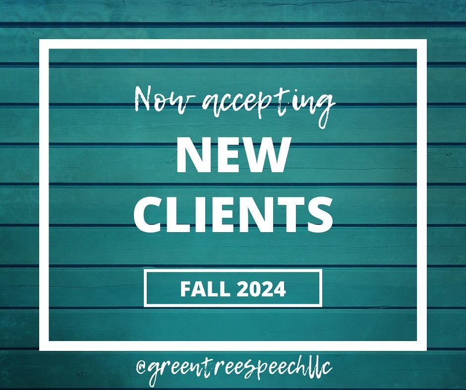 Green Tree Speech is now accepting new clients for fall and winter 2024🥳Complete our contact form on our website and a member of our team will reach out. 

We can&rsquo;t wait to meet you!🤩

http://www.greentreespeechllc.com/contact

#pittsburghspe