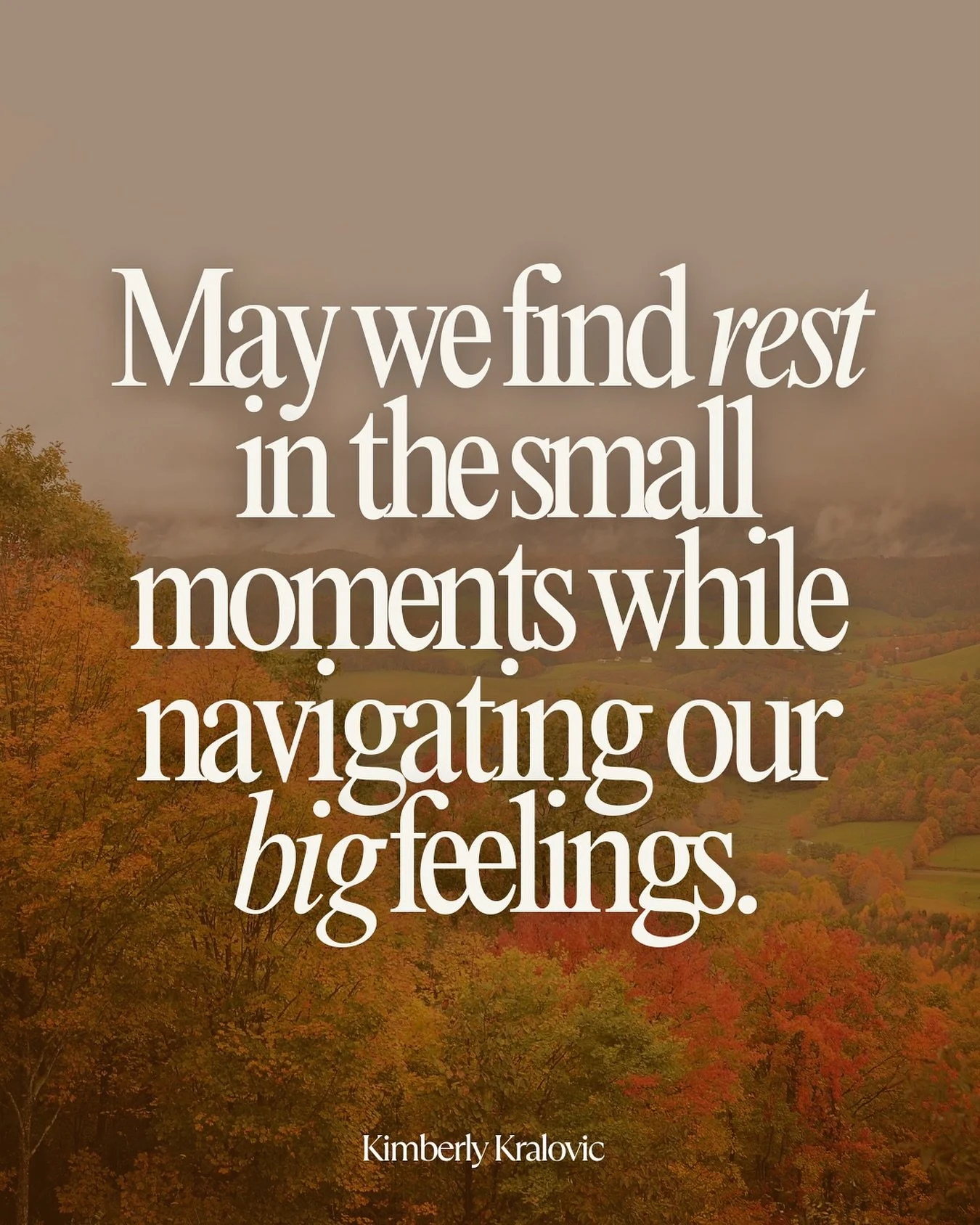 May we find rest in the small moments while navigating our big feelings. ✨

Did you need this message today?

Share this with a friend! 🙏🏼❤️