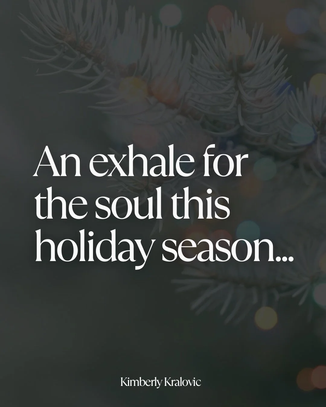 For the one needing a sign to exhale&hellip;❄️

May you lean into rest.
May you lean into trust.
And may you lean into hope.

Which one speaks to you the most? 🙏🏼❤️

Share with a friend! ✨