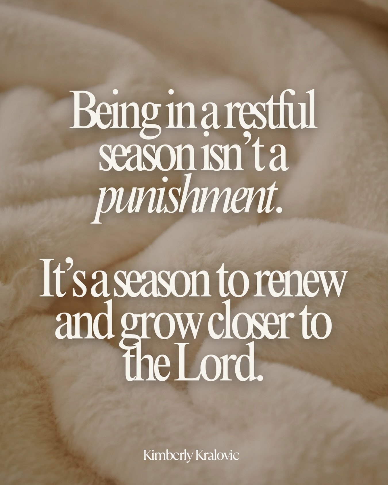 I&rsquo;ve learned a lot about rest over the last two years.✨

Being in a restful season isn&rsquo;t a punishment. 

It&rsquo;s a chance to take breaks when needed.
It&rsquo;s listening to our bodies when it signals us to pause.

It&rsquo;s an opport