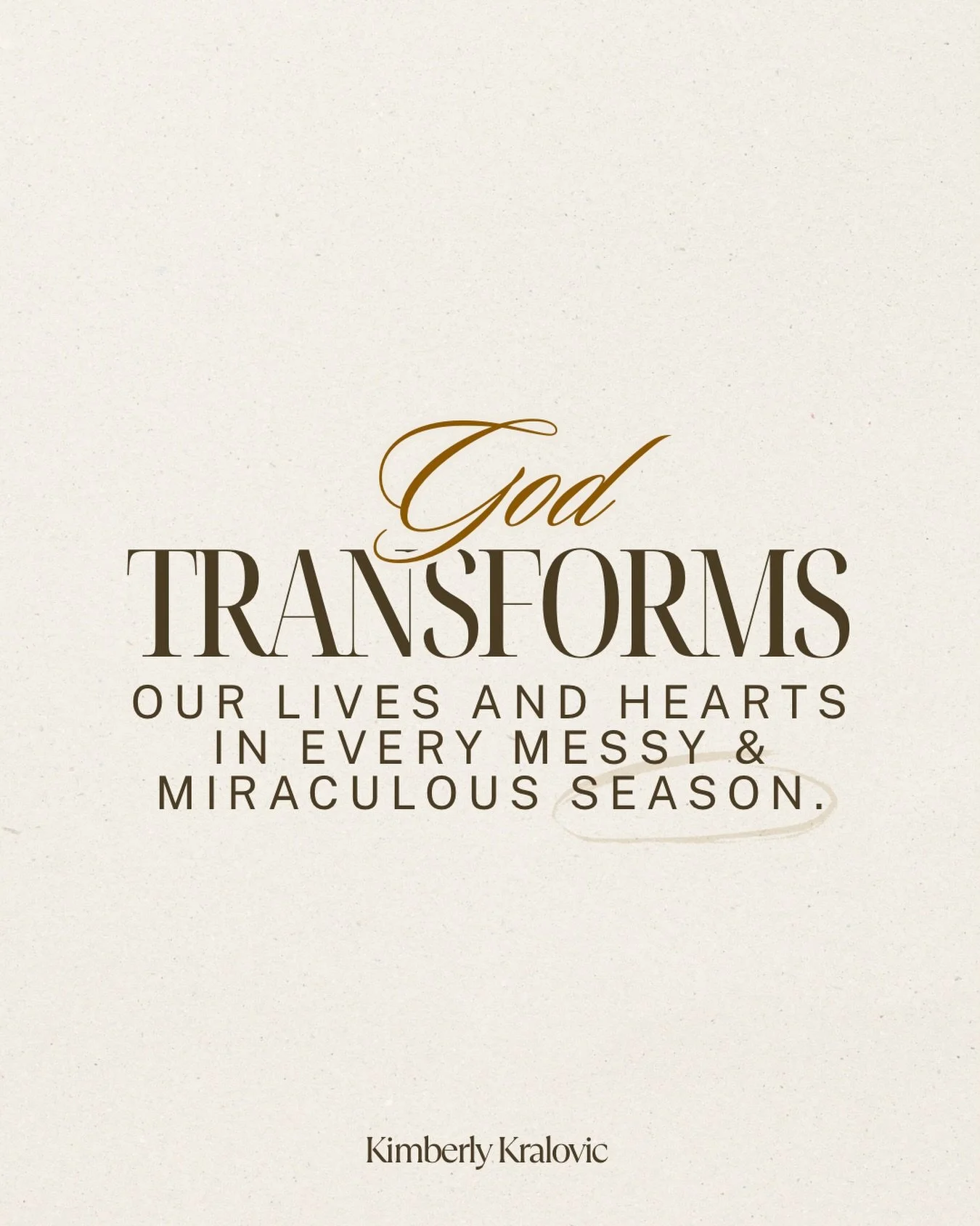 You may be waiting for change, be in a drought, or feel distant from God. ✨

But remember&hellip;

God transforms our minds and hearts even in the messy middle seasons. 🙏🏻🫶🏼

Did you need this today? ✨