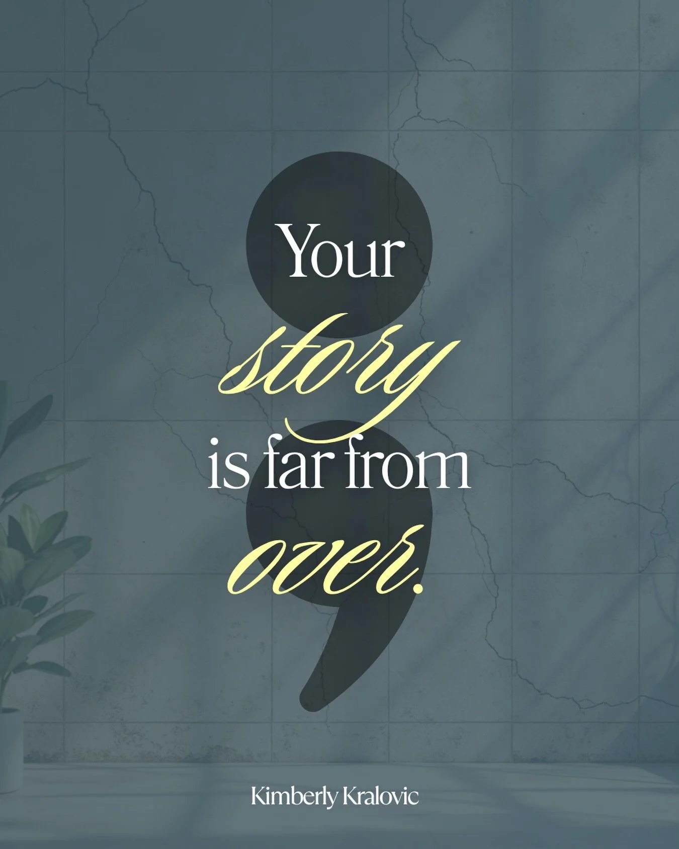 Today is World Semicolon Day. ✨

A day for awareness, and a reminder of hope.

Regardless of what comes, may the symbol remind you of this simple truth&hellip;

Your story is far from over. 🙏🏼❤️

Share with a friend! 🫶🏼🫶🏼
