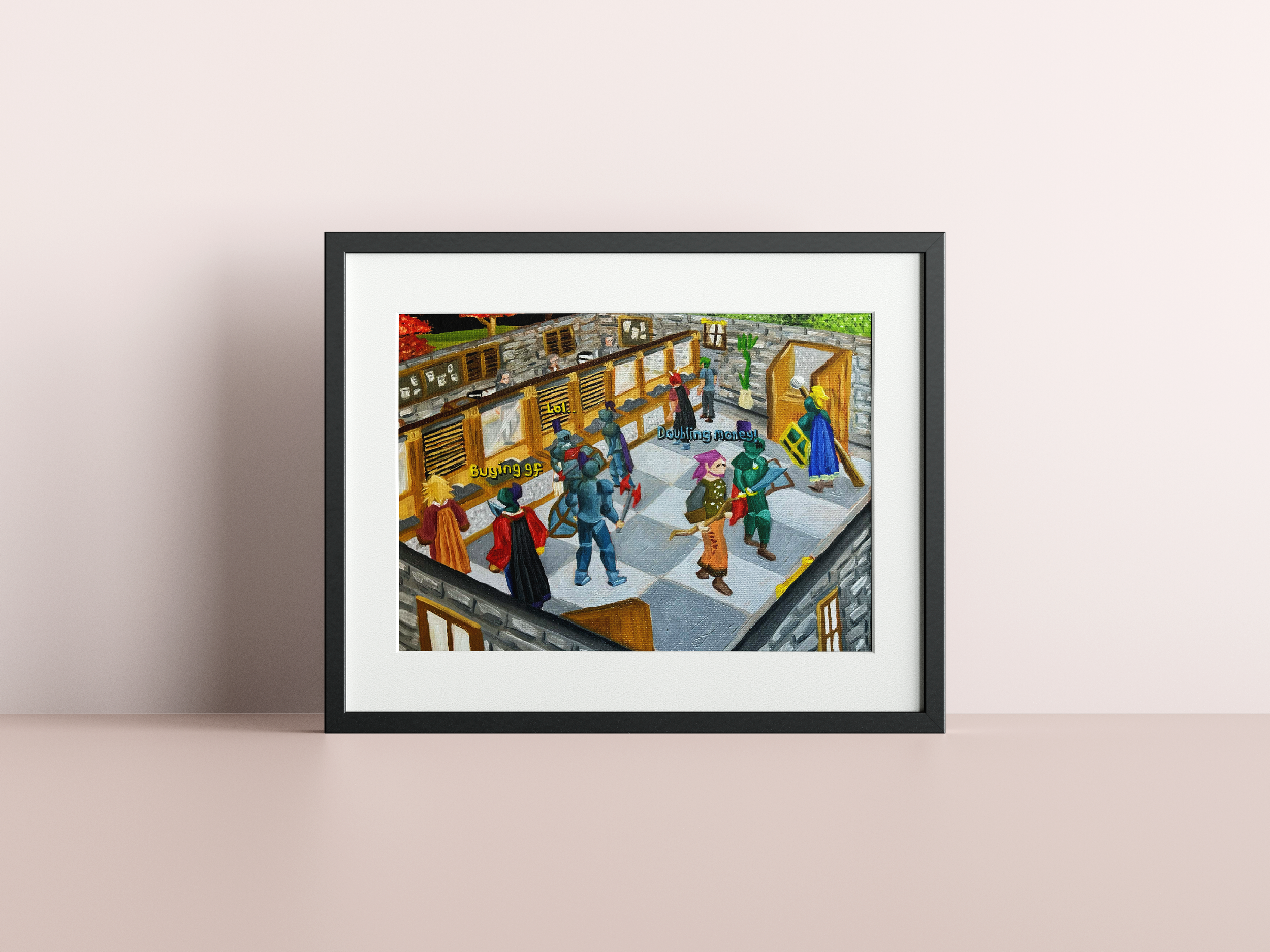 RuneScape Bankstanding Print (8x10")