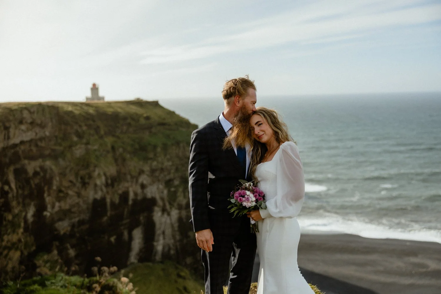 Alexandra & Peter - South Coast Iceland Wedding at Dyrhólaey