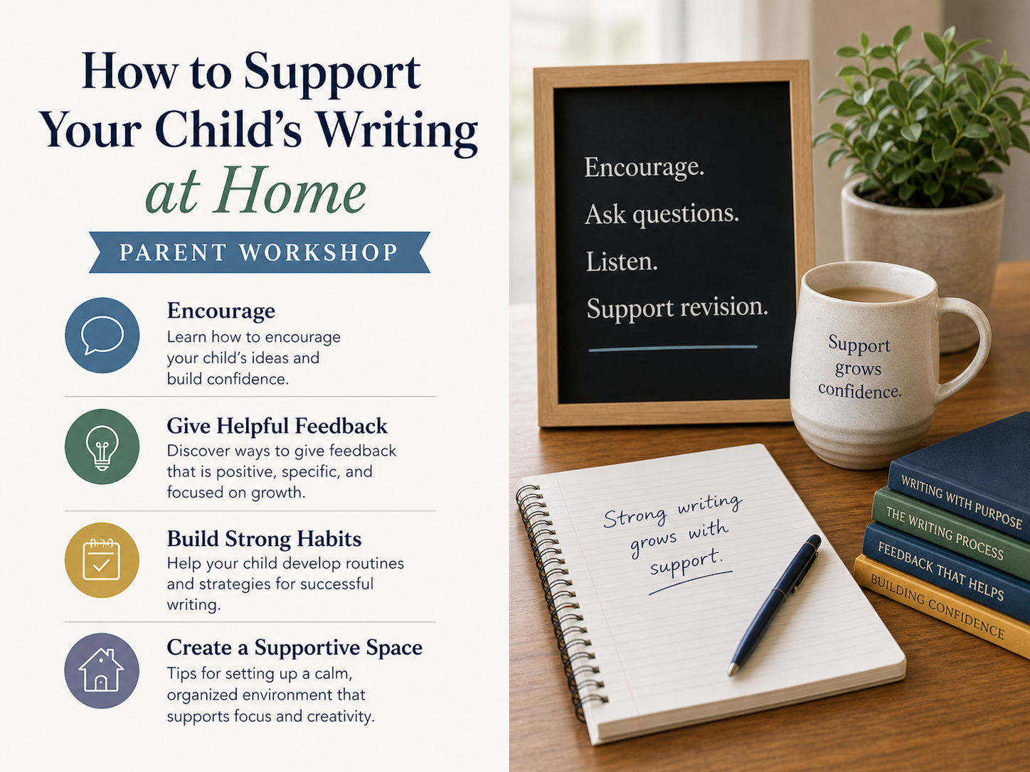 How to Support Your Child’s Writing at Home (Parent Workshop)