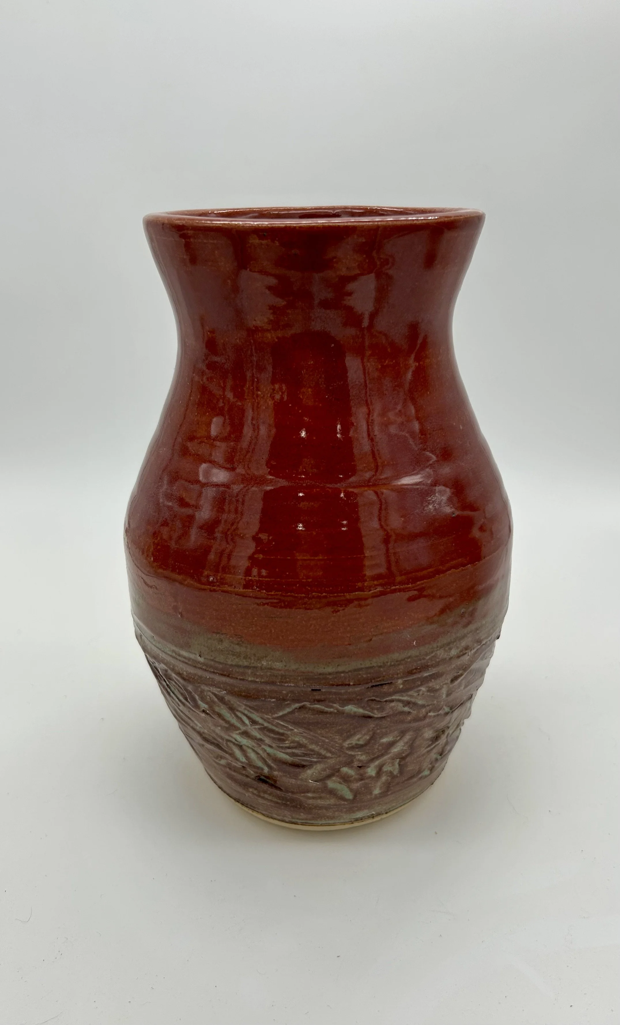 Red and Oolong Vase