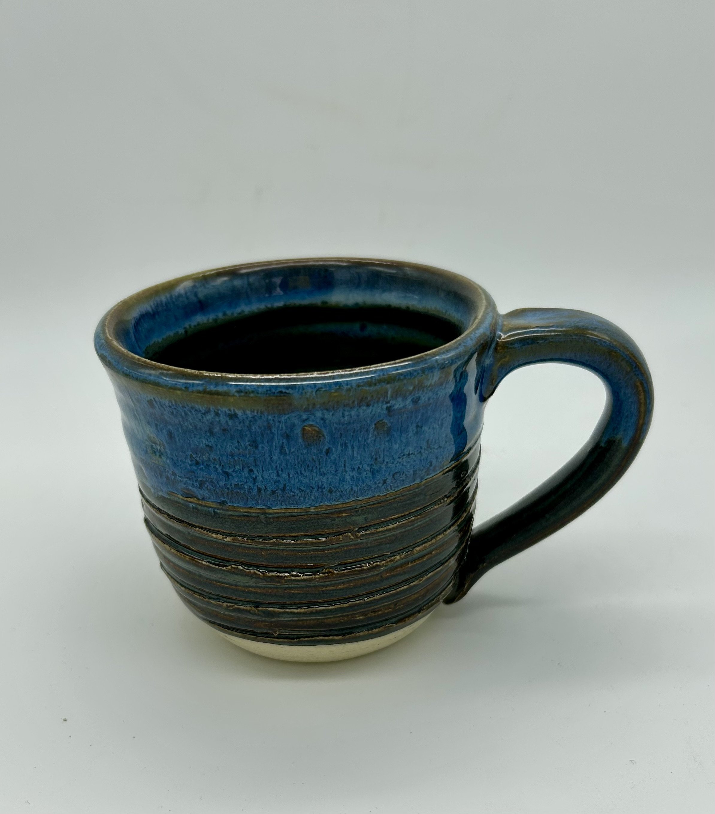 Small Blue and brown mug
