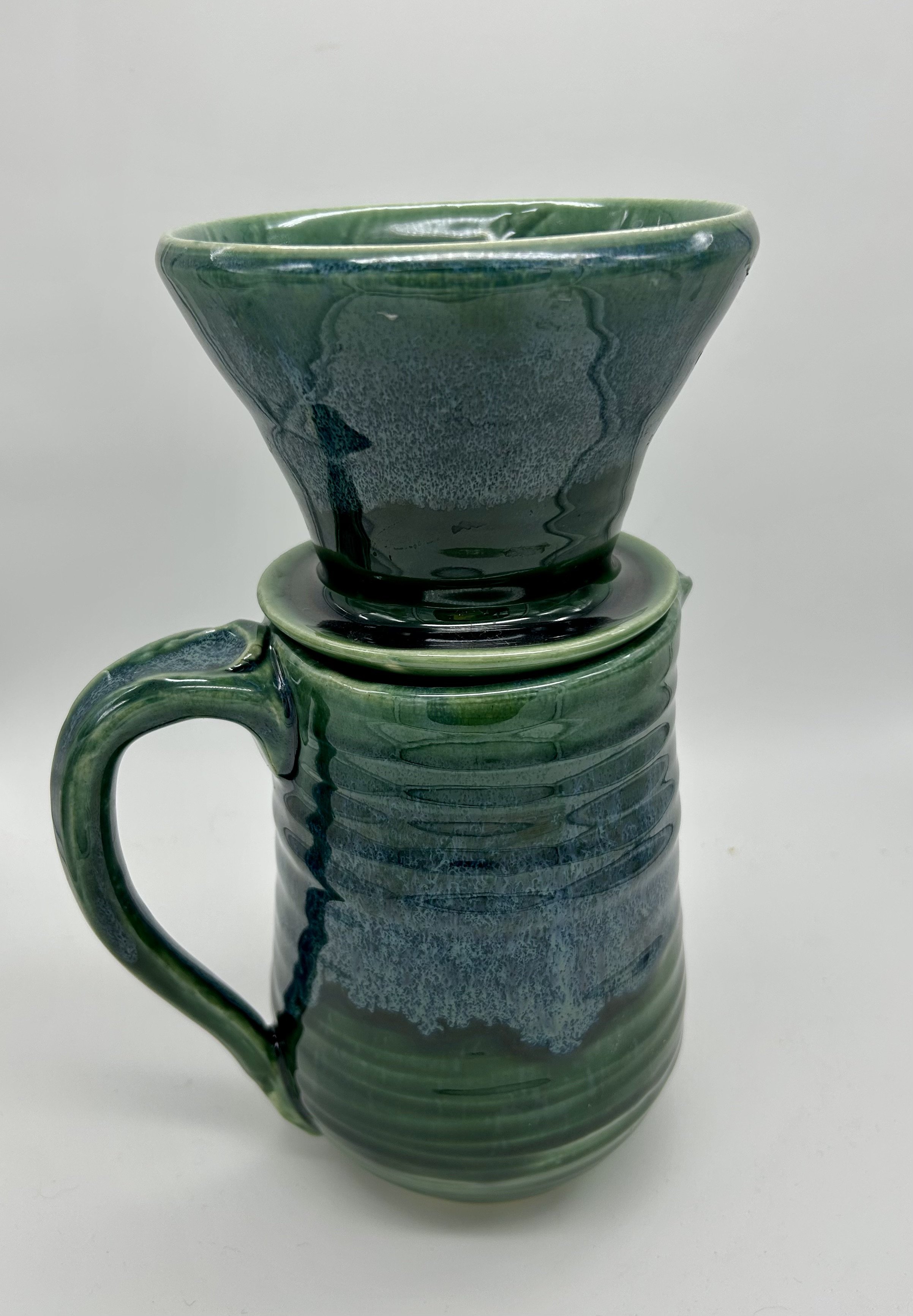 Green coffee pour over Pitcher