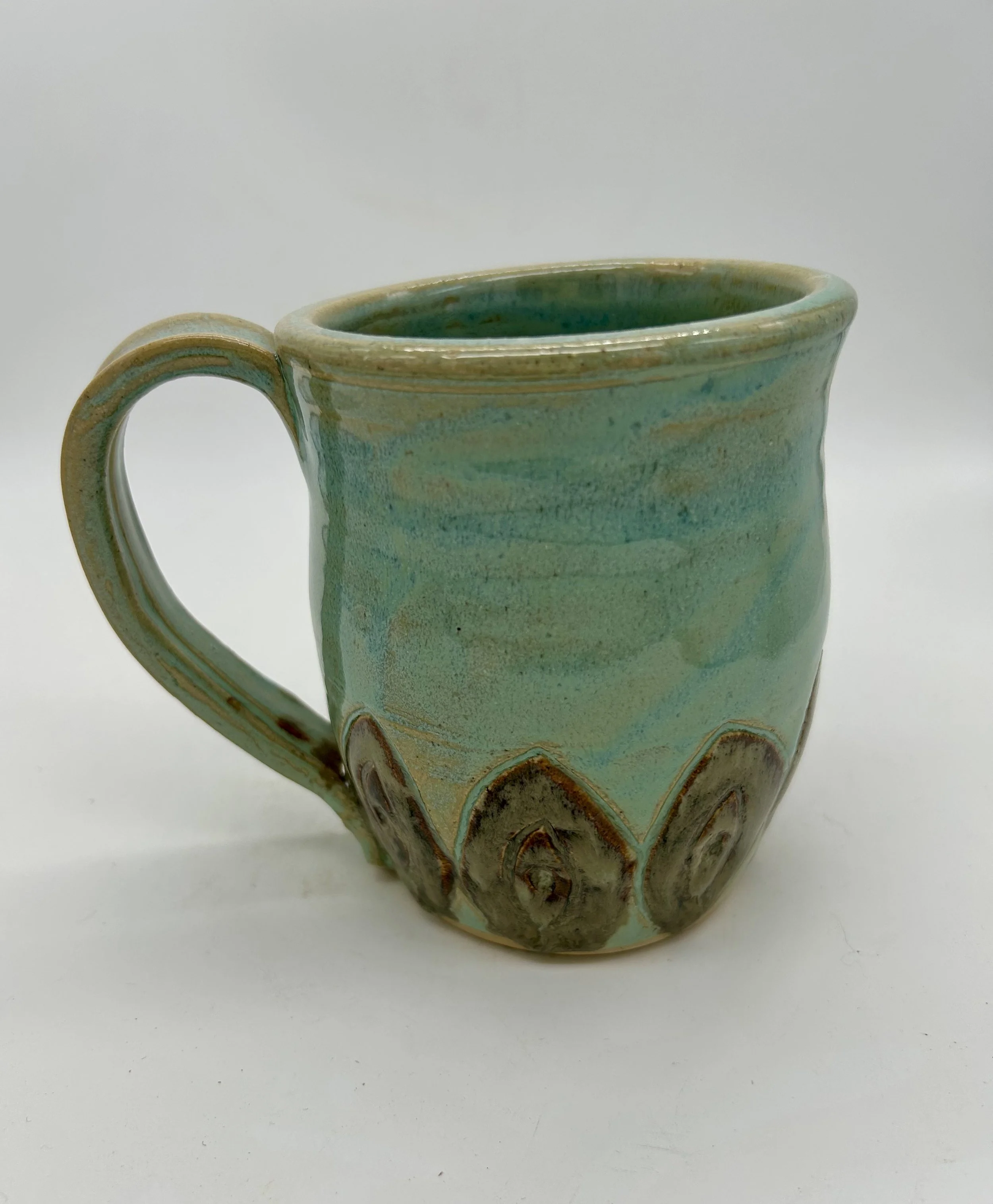 Green Geometric Mug