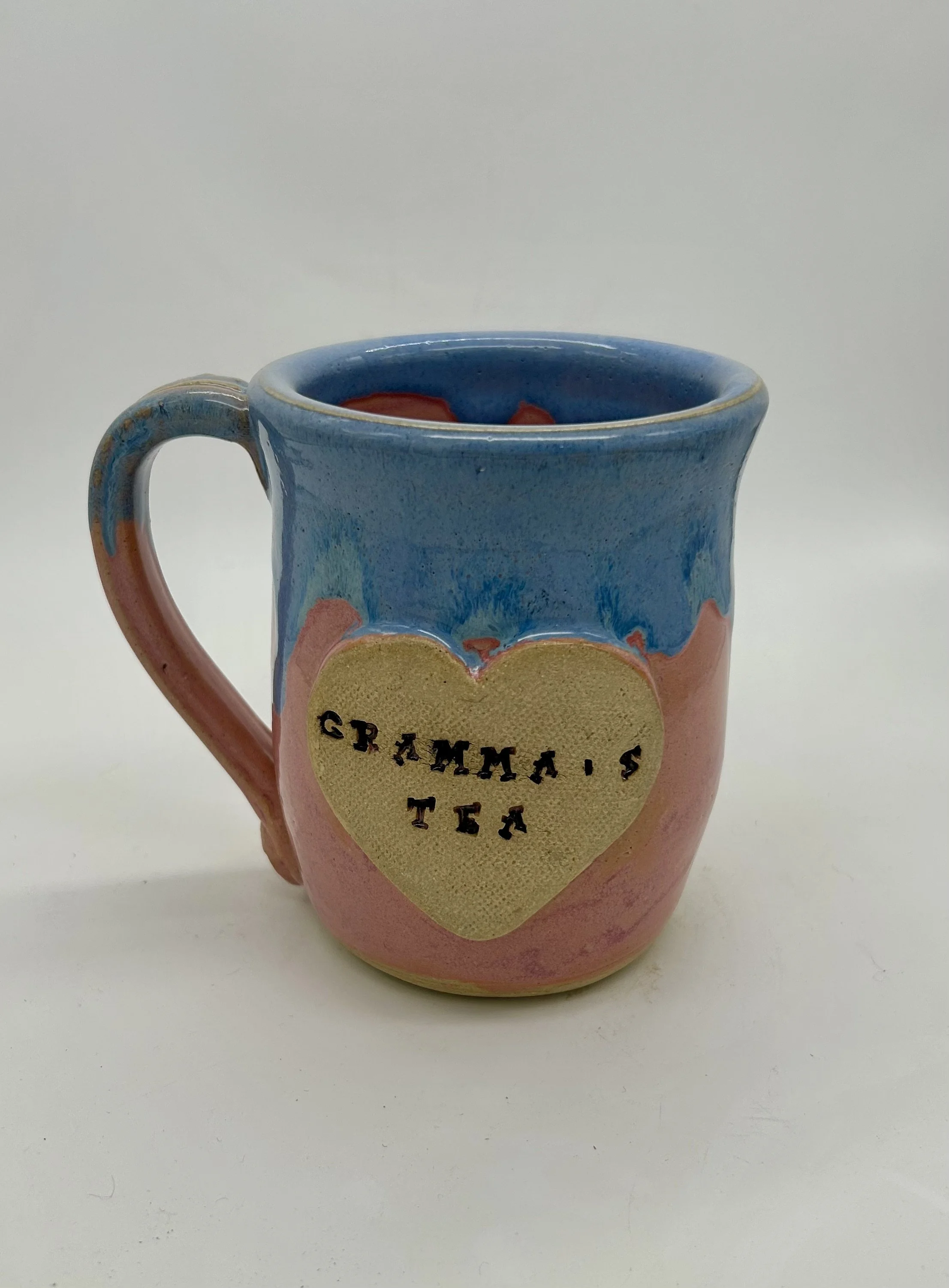 Blue and Pink Grandma's Tea Mug