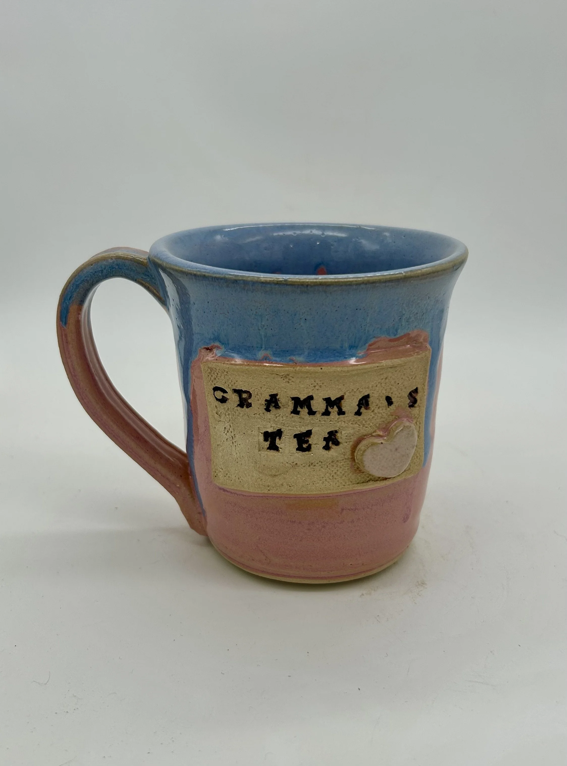 Blue and Pink Grandma's Tea Mug