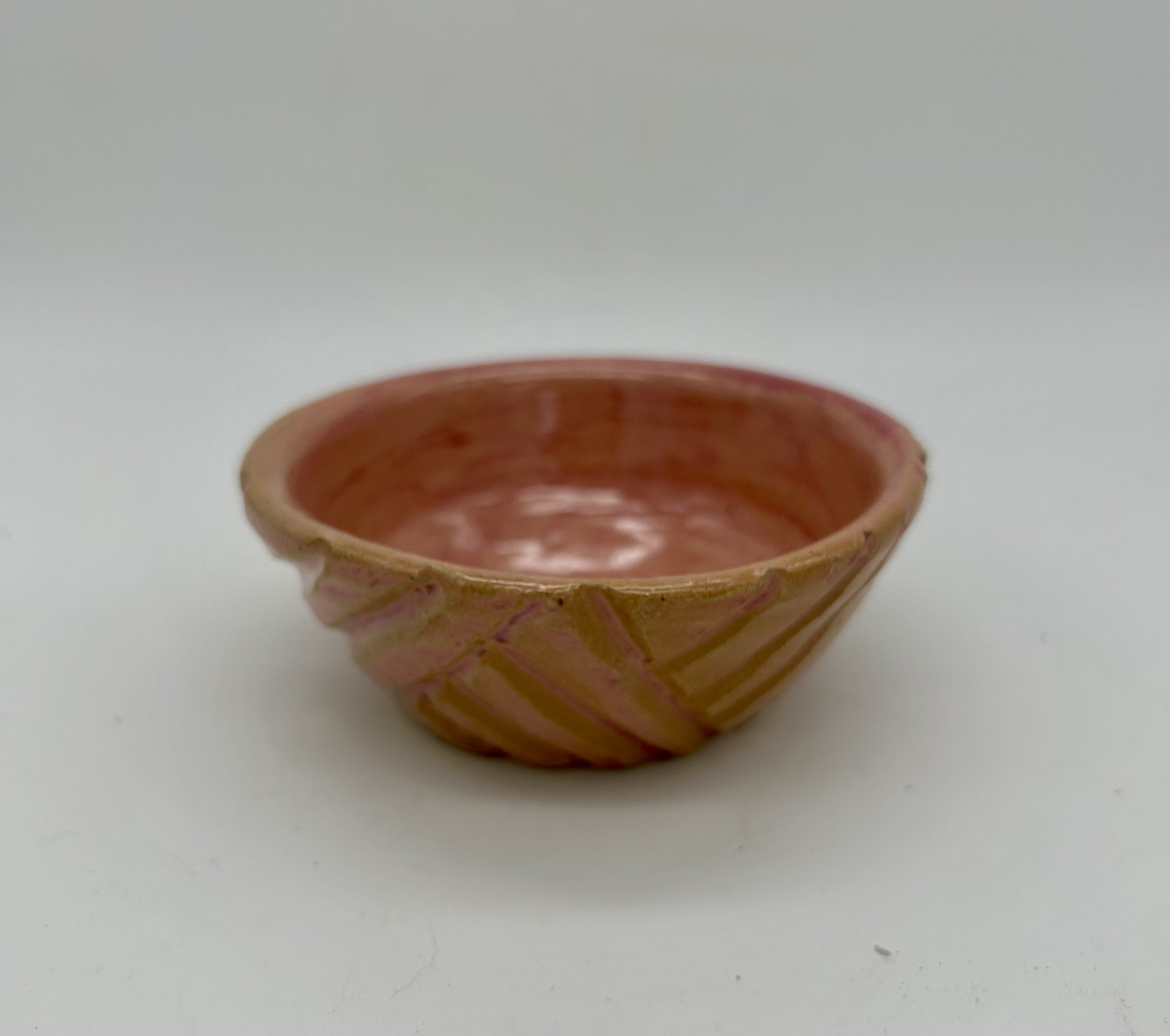 Small pink bowl