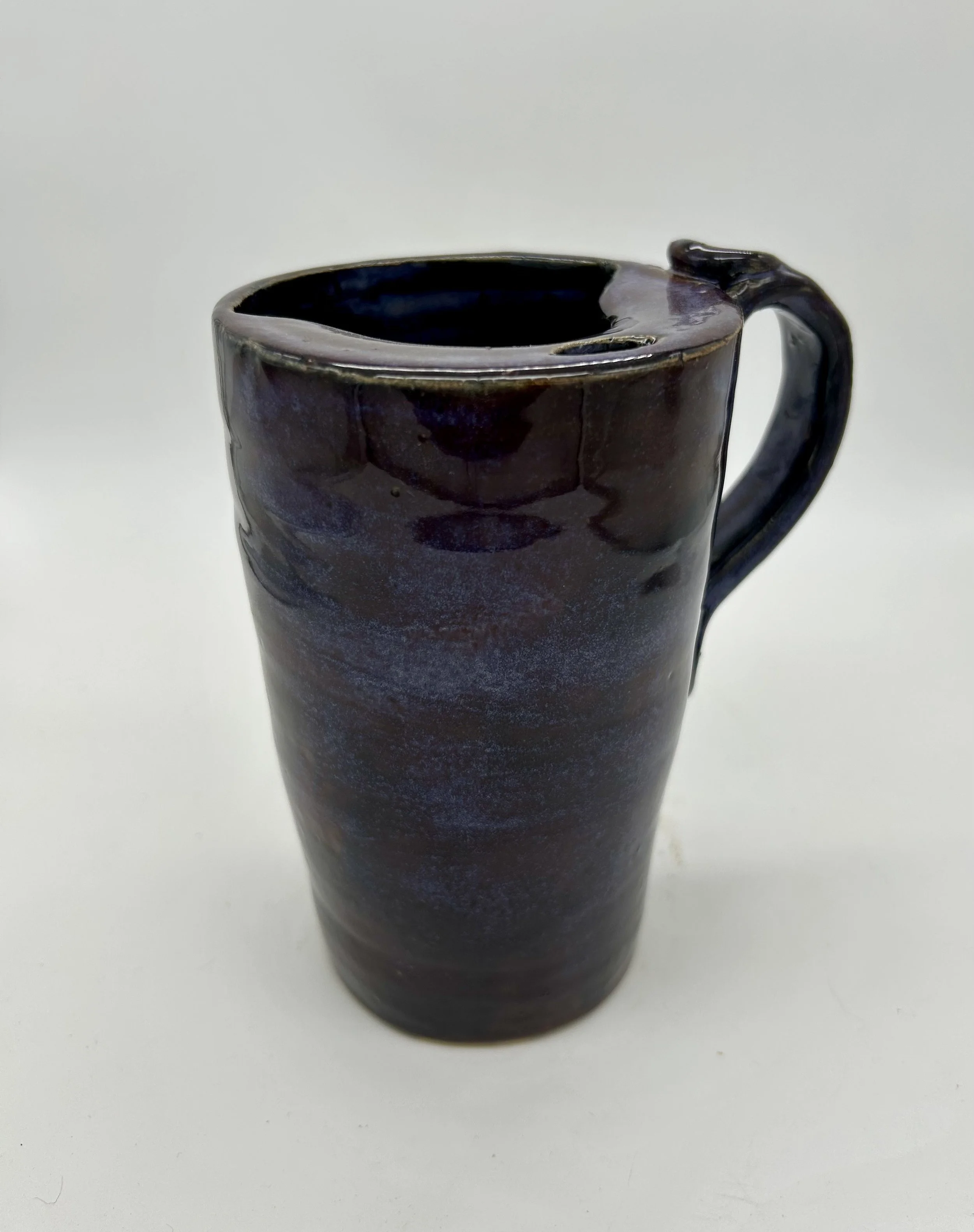 Tall Dark Purple Travel Mug