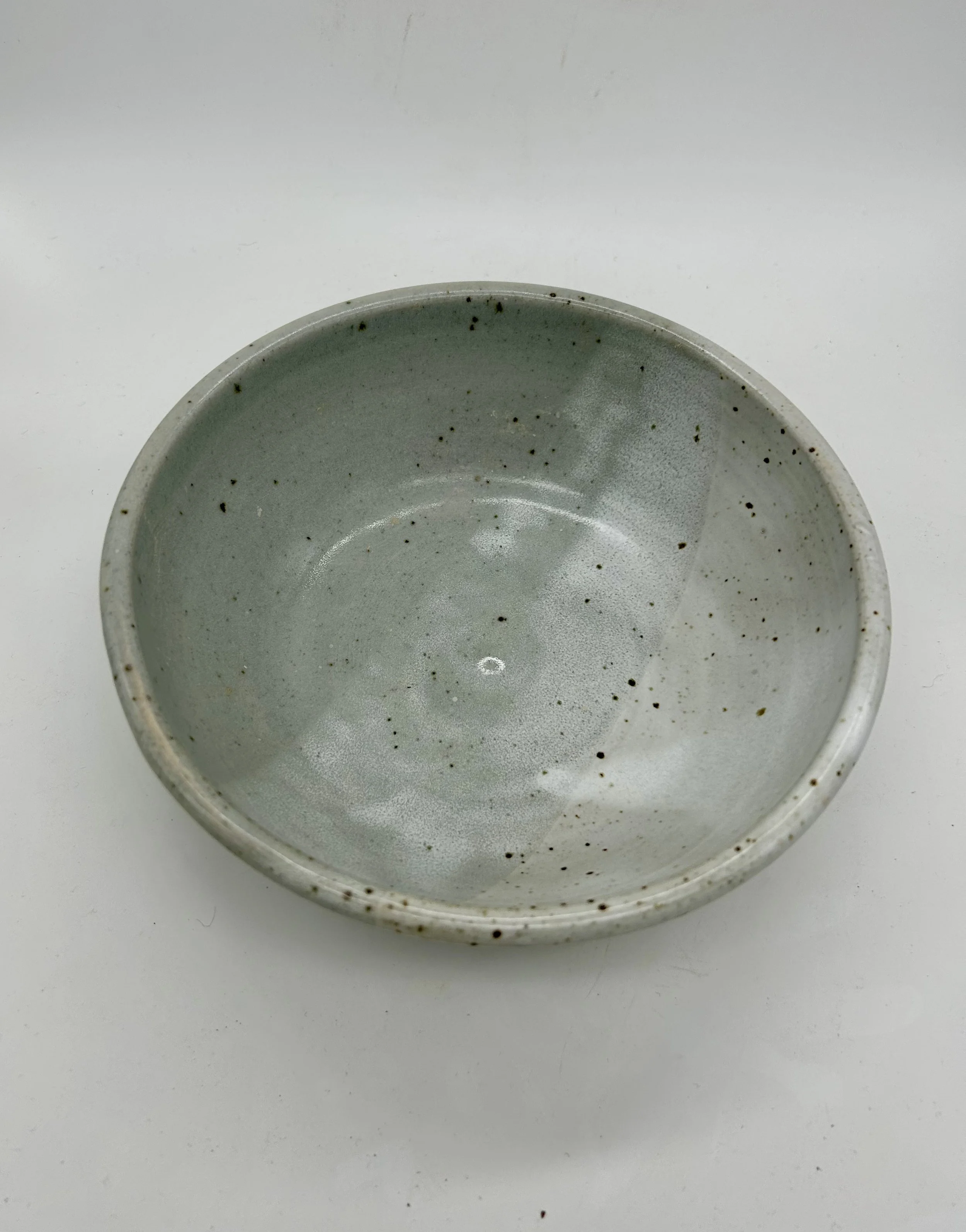 Gray and White Bowl