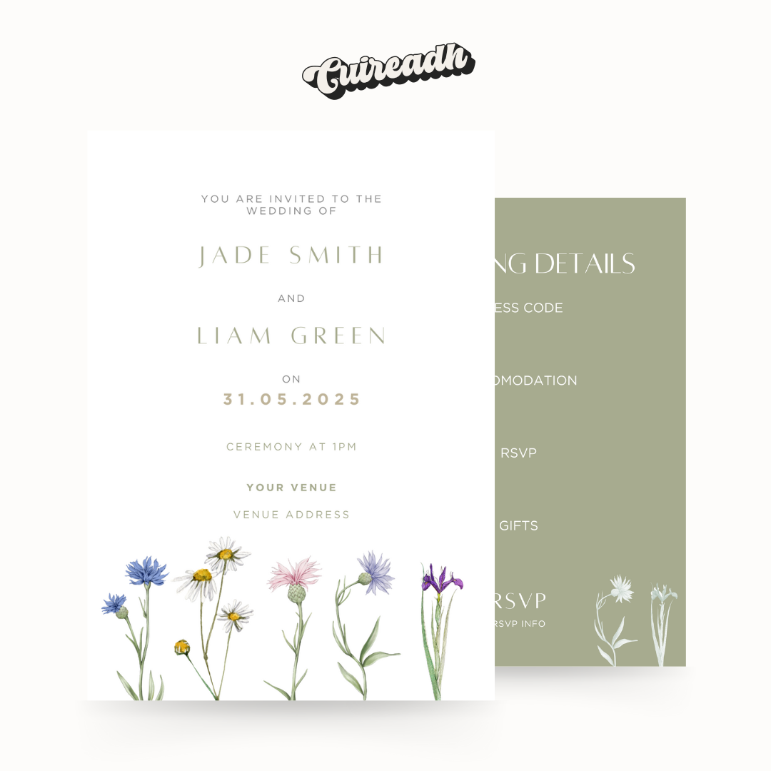 Wildflower Invitation