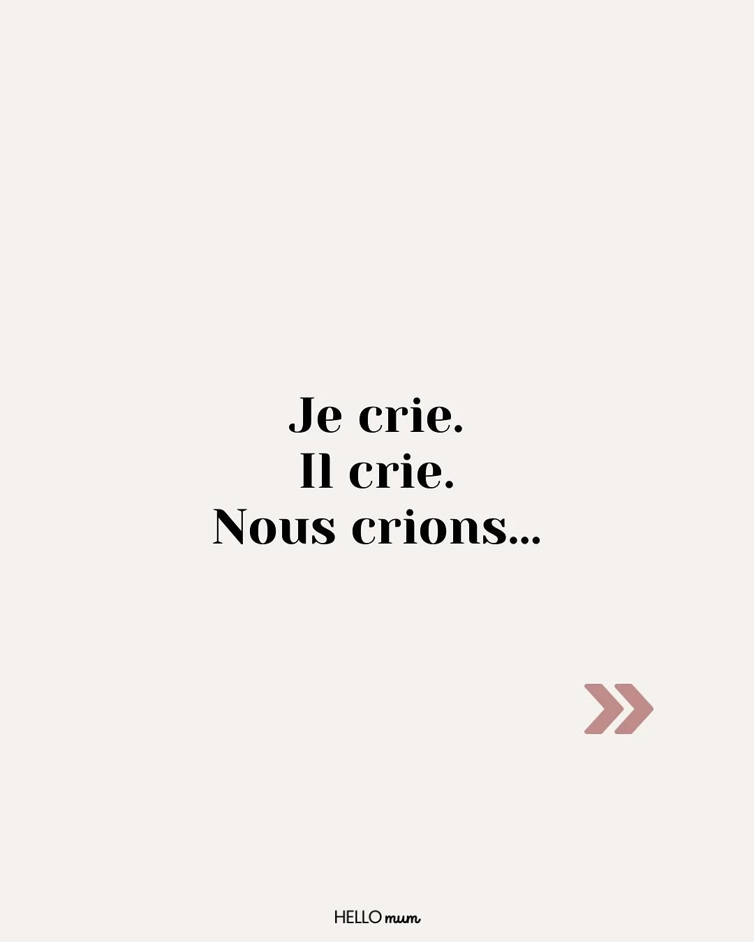 Je crie.
Il crie.
Nous crions&hellip;
Et personne ne s&rsquo;entend.

"Je sais que crier ne sert &agrave; rien.
Je sais que &ccedil;a ne r&eacute;sout pas le probl&egrave;me.

Mais dans ces moments-l&agrave;, je ne sais pas quoi faire d&rsquo;au