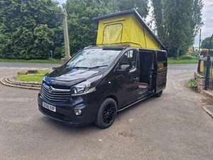 Bumble customised Vauxhall Vivaro campervan exterior