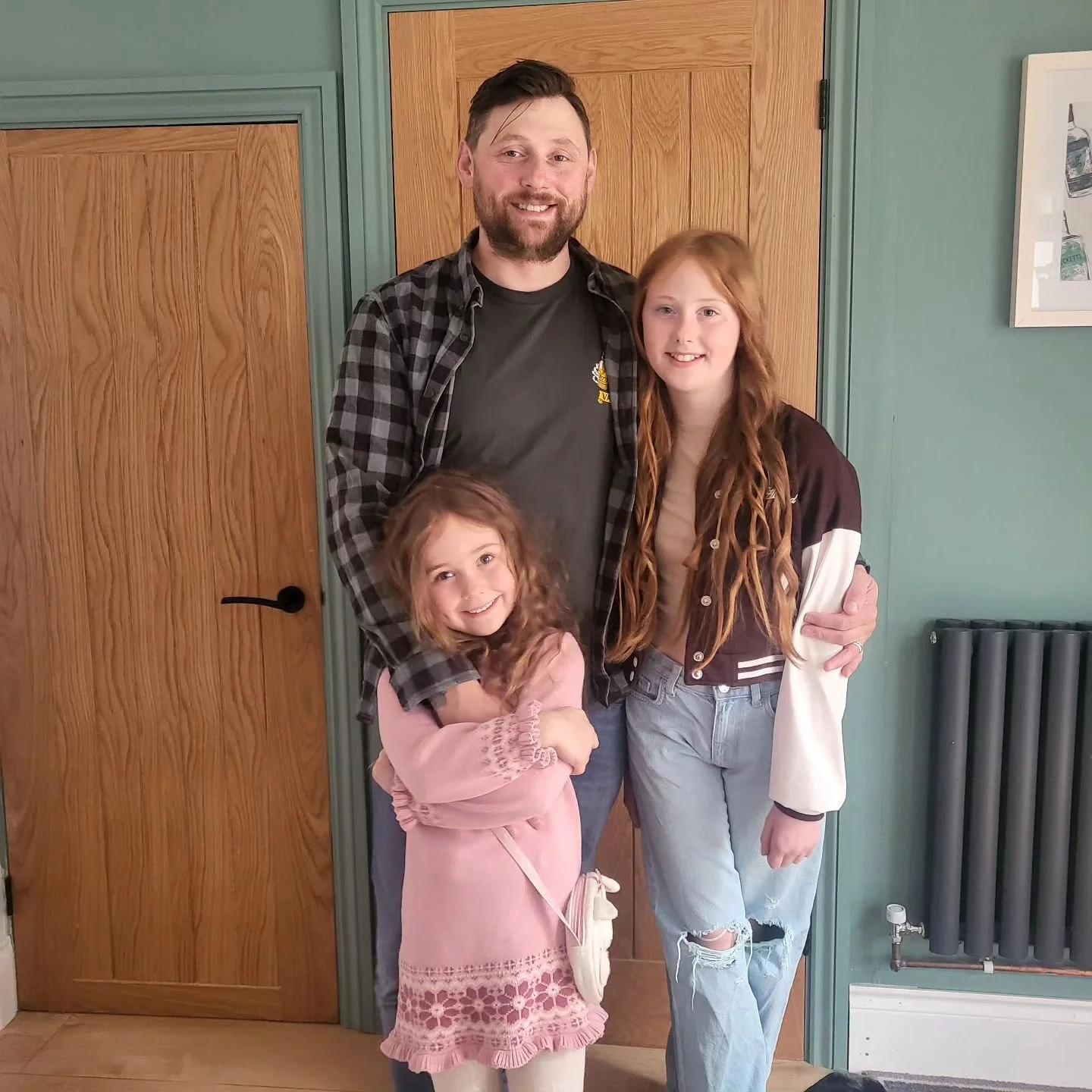 Happy Fathers Day @jammycodz thank you for all you do for our beautiful girls, we are all soooo lucky to have you ❤️