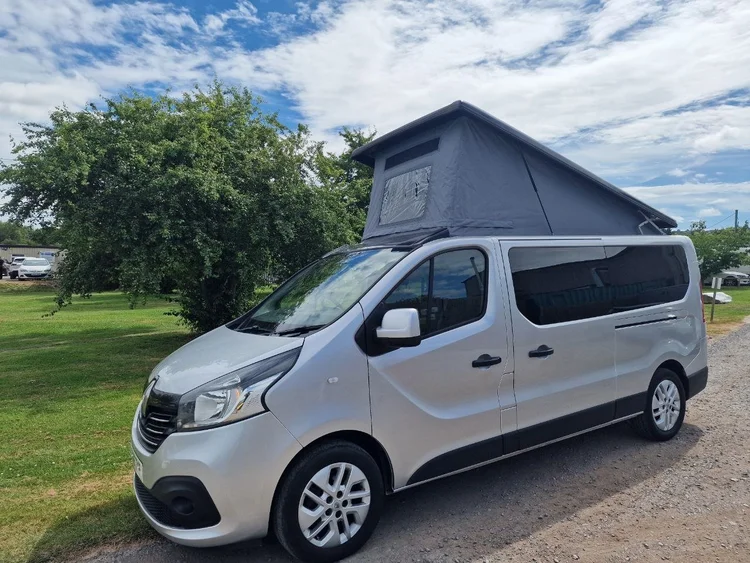 Custom Renault Trafic campervan conversion named Pierre by Grizzly Custom Vans