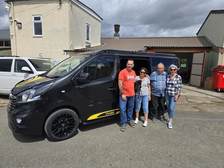 Custom Vauxhall Vivaro campervan build completed by Grizzly Custom Vans