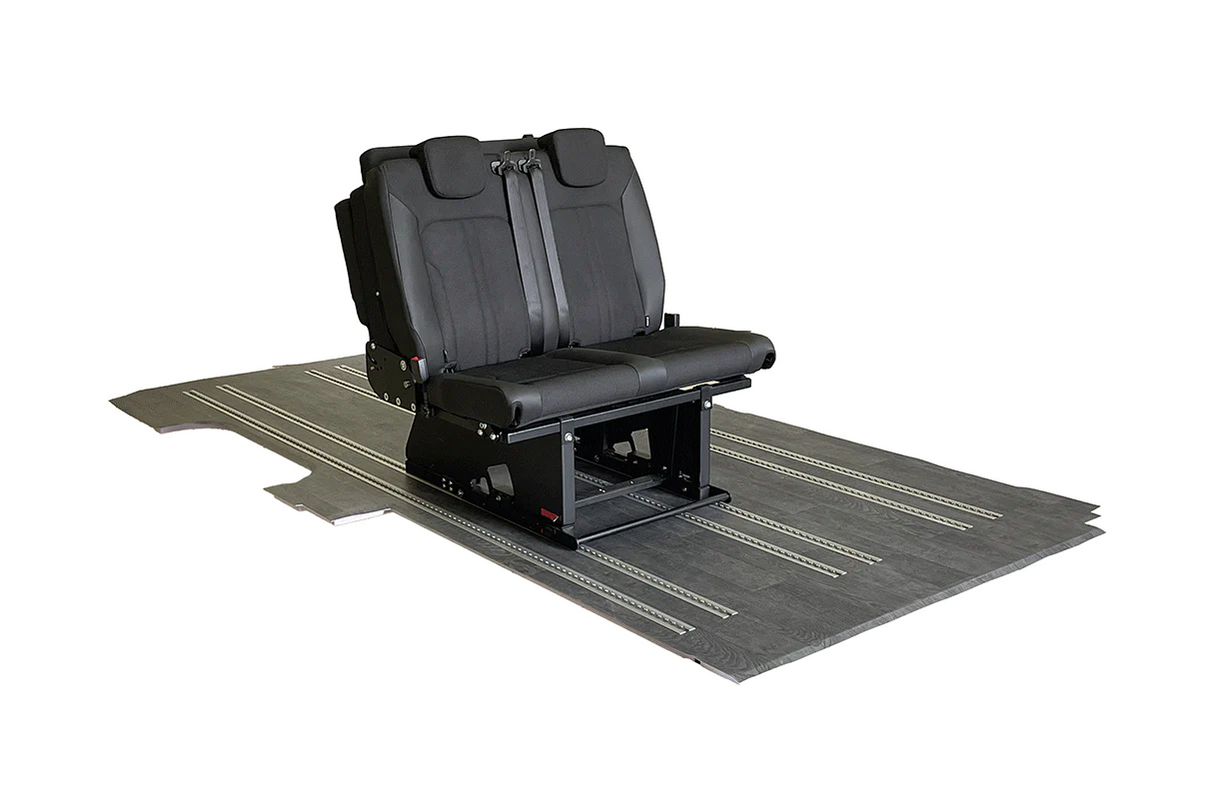 mobiframe bed floor rail system