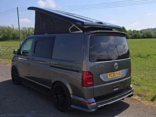 campervan conversion pop top roof solar panel