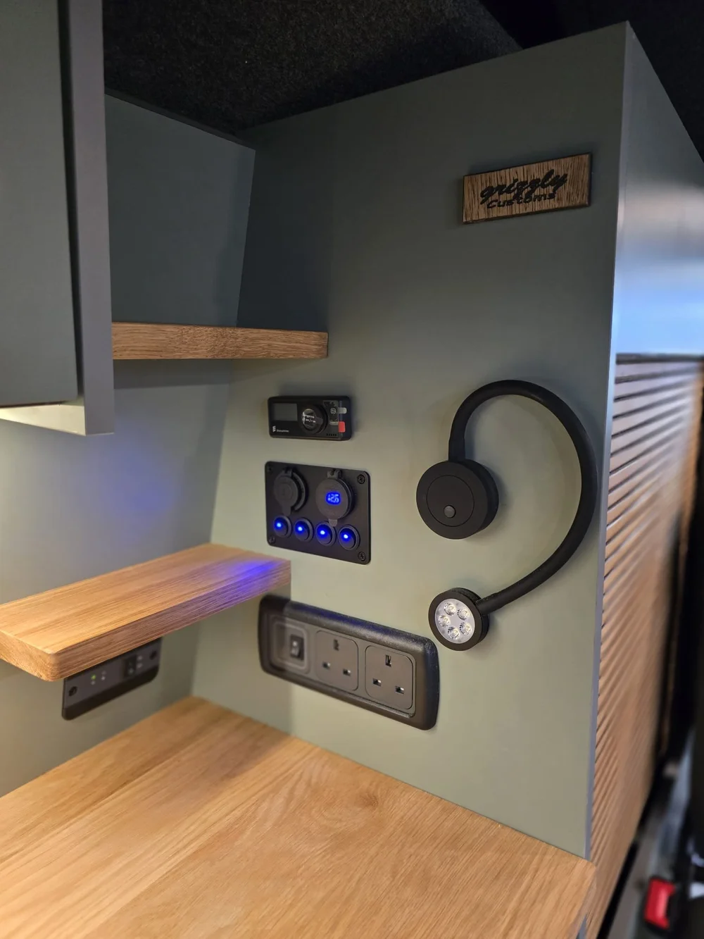 Custom van conversions project Vera completed by Grizzly Custom Vans