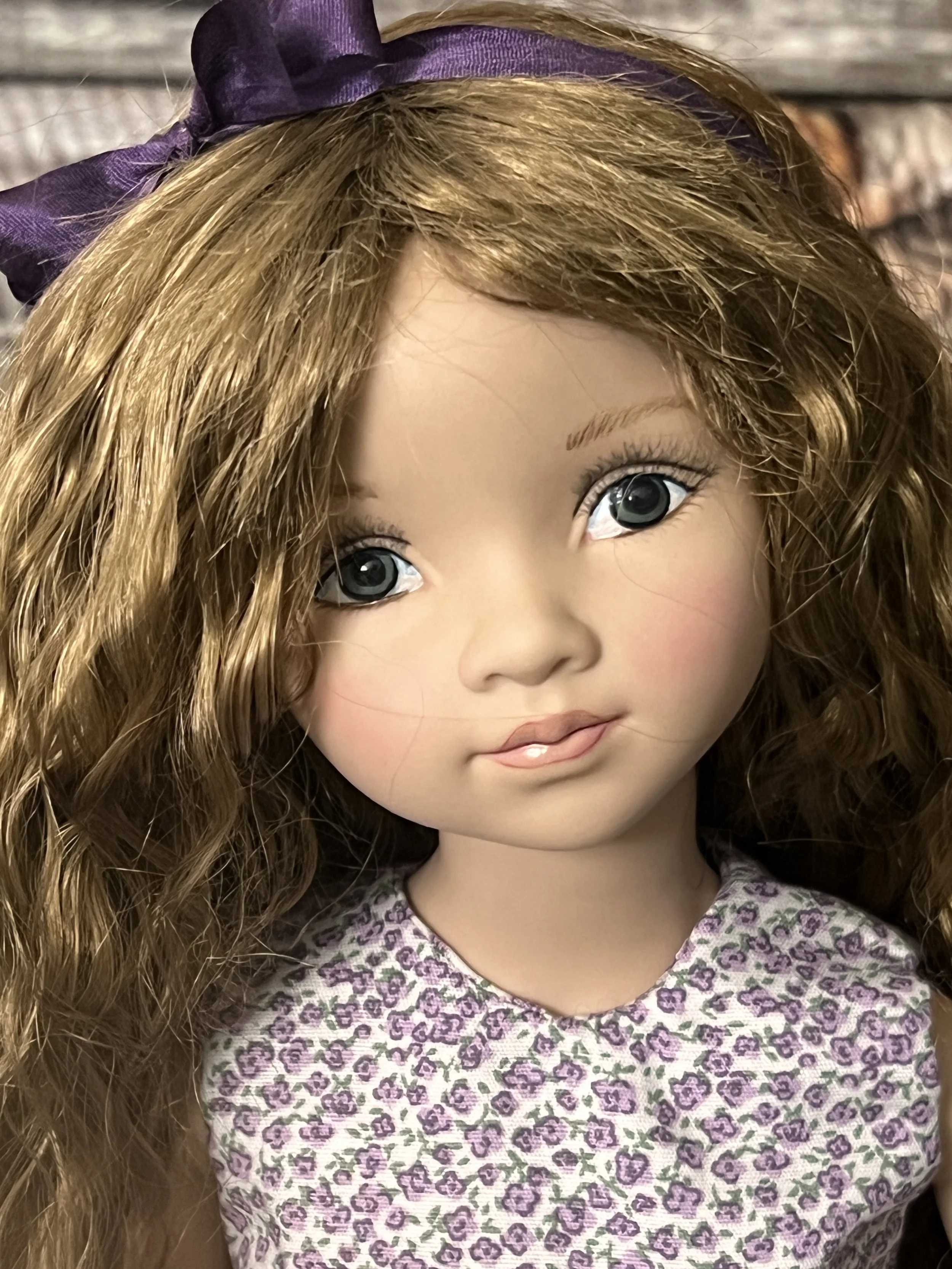 Lydia – Handcrafted Porcelain 16" OOAK Doll | Brenda Mize