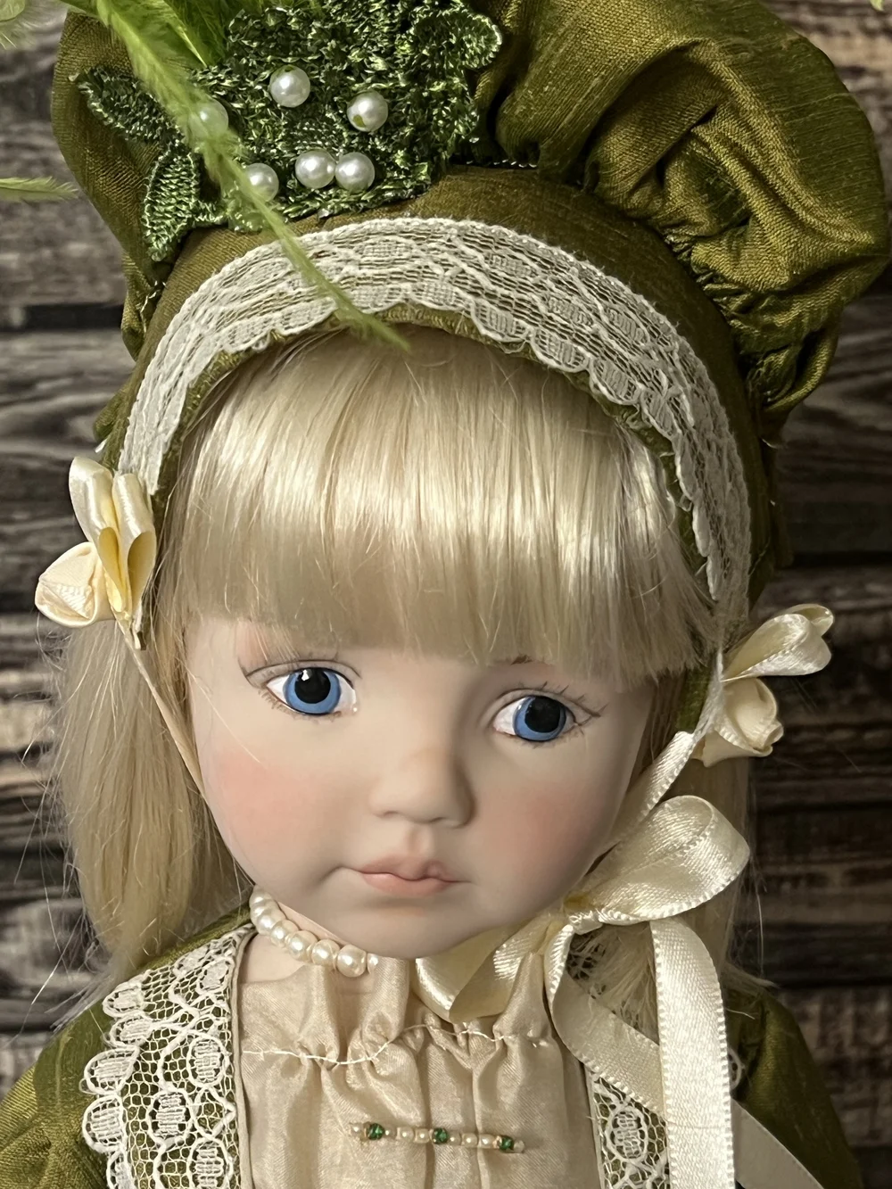 Handcrafted Porcelain Doll 14