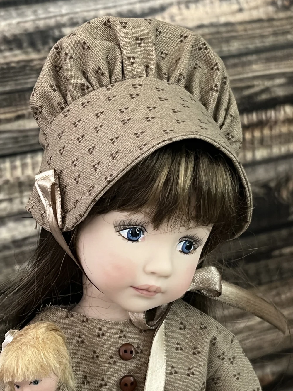 Handcrafted Porcelain Doll Caroline Prairie Girl | Dianna Effner