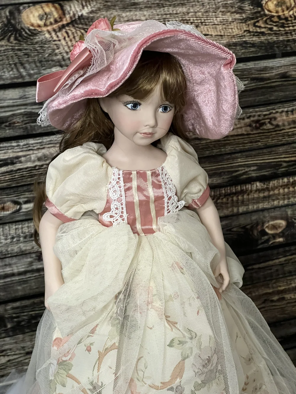 Handcrafted Porcelain Doll Amber 16-Inch | Dianna Effner Porcelain