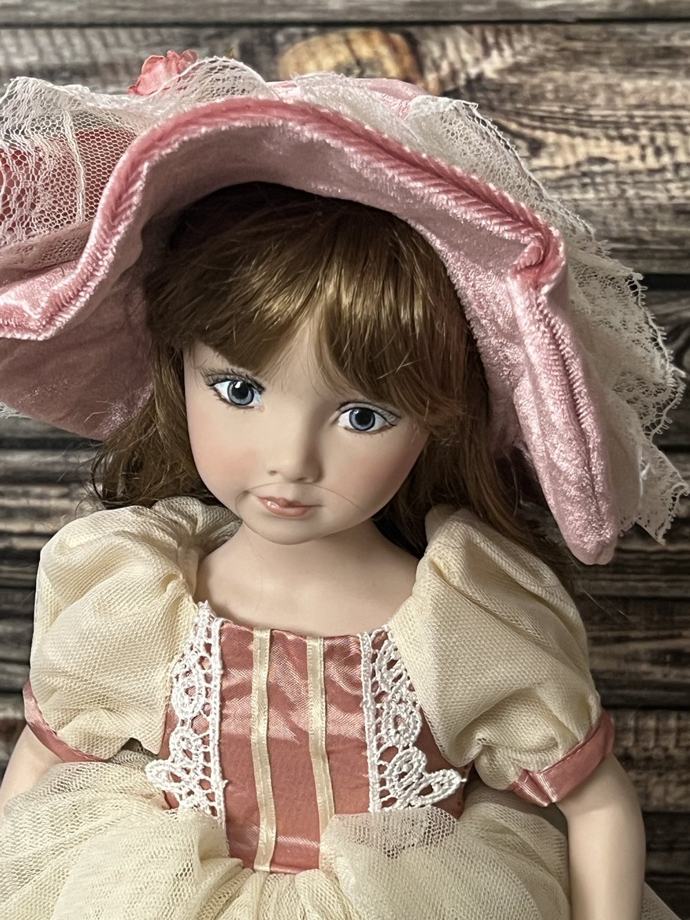 Handcrafted Porcelain Doll Amber 16-Inch | Dianna Effner Porcelain