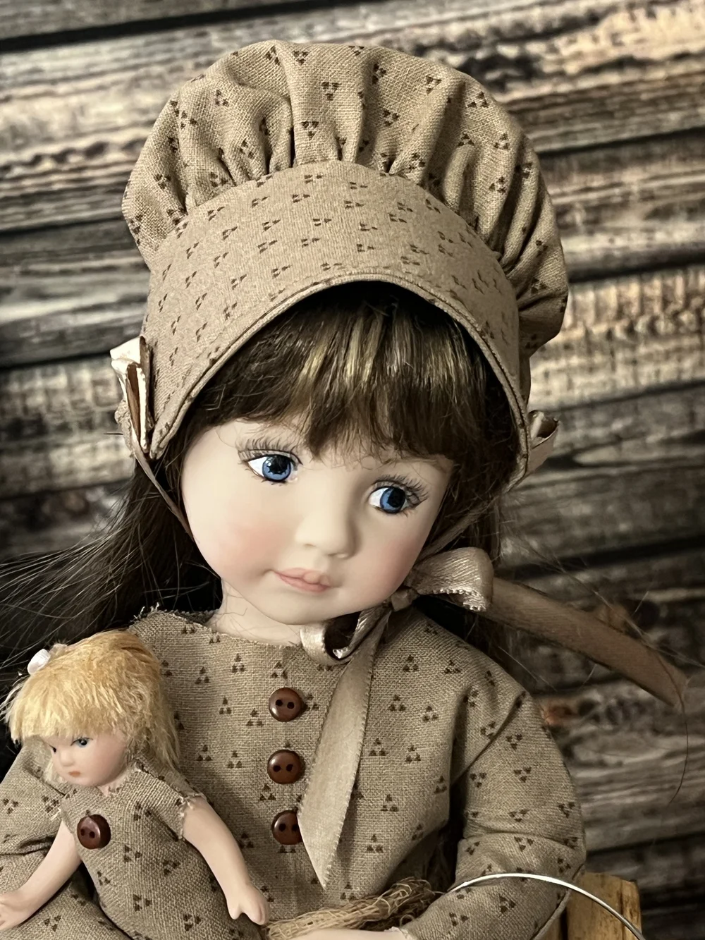 Handcrafted Porcelain Doll Caroline Prairie Girl | Dianna Effner